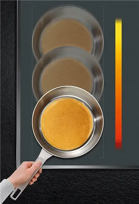 AEG 80cm 4 Zone Induction Cooktop with SenseFry Technology - Fast Heating, Energy Efficient Stove for Home Kitchen, Perfect for Frying, Boiling & Simmering