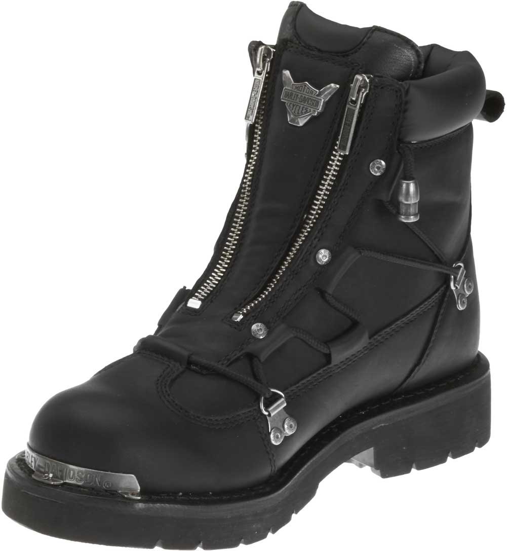 Harley-Davidson Men's Leather Motorcycle Boots with Brake Light - Waterproof Riding Boots for Cruiser & Touring Bikes - Perfect for Long Rides & Casual Wear