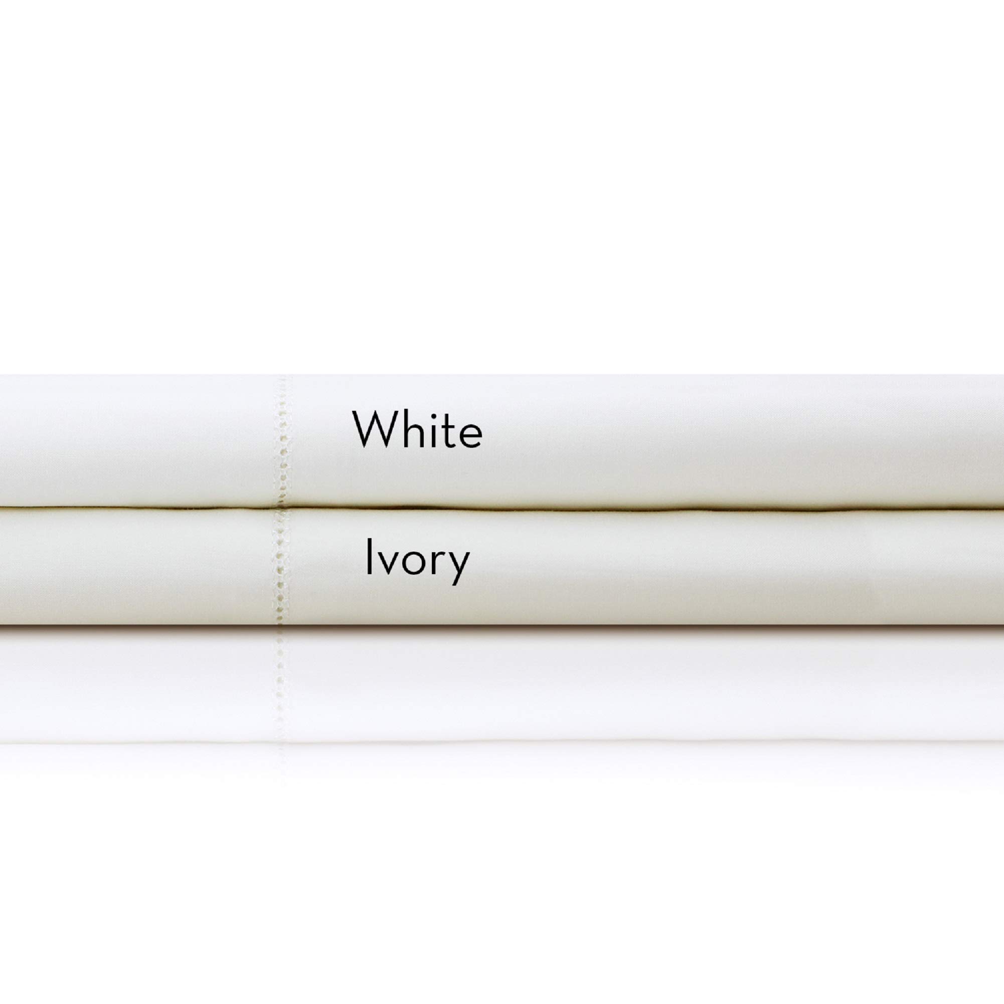 Malouf MA04TTIVIS Twin Ivory Waterproof Mattress Protector - Hypoallergenic, Breathable, Fitted Sheet Style for Bed Bug & Allergy Protection - Perfect for Kids, Guest Rooms & Dorm Use