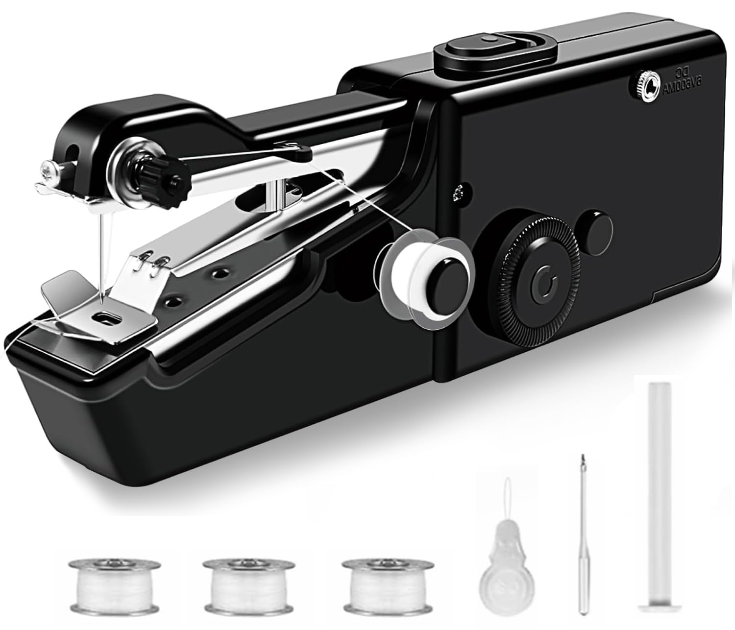 Portable Electric Handheld Sewing Machine for Beginners - Mini Sewing Kit with Easy Operation for Clothing Repair, Fabric Crafts & DIY Projects | Perfect for Home Use, Travel & Emergency Repairs