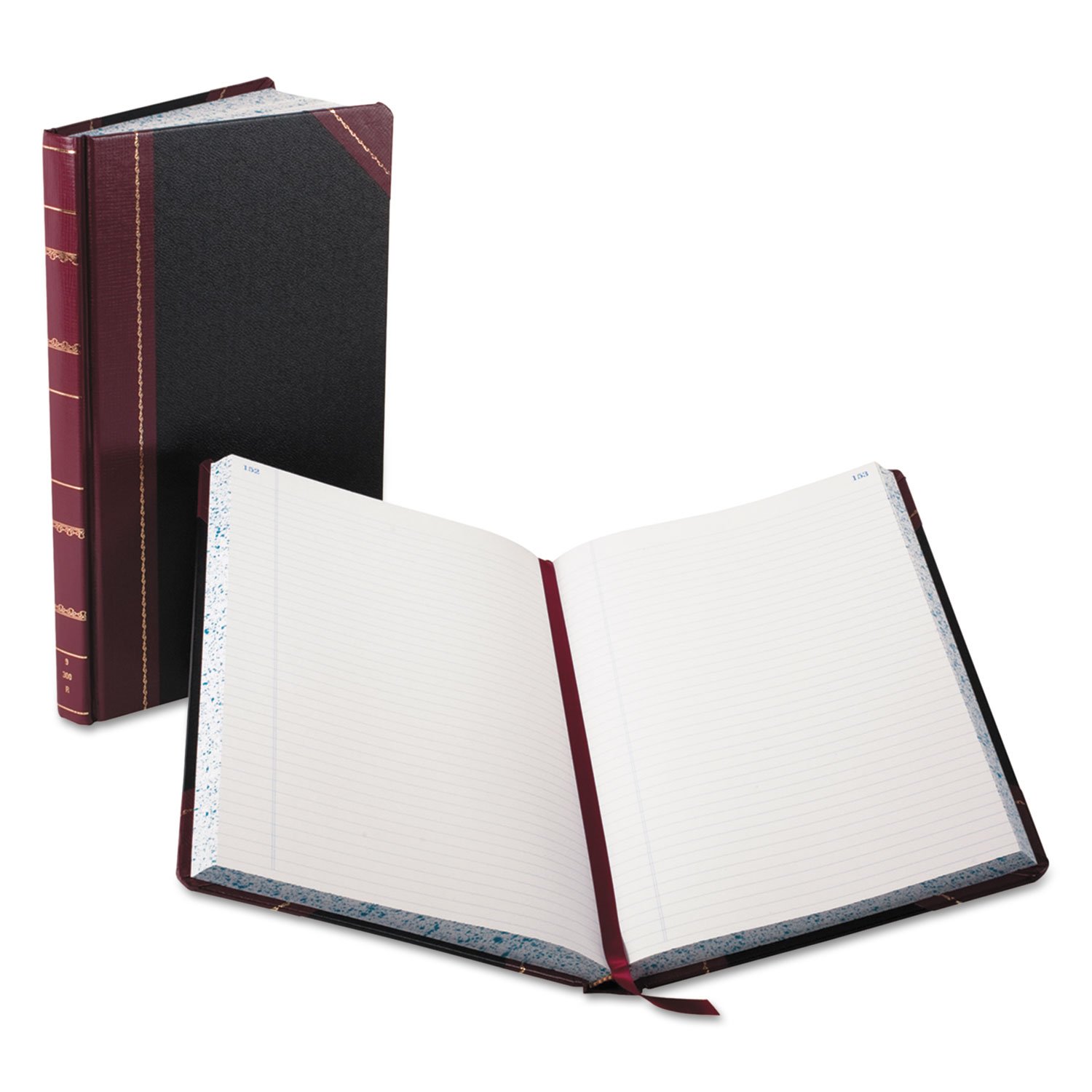 Boorum & Pease 9300R Accounting Ledger Book - 300 Record-Ruled Pages, 14.1