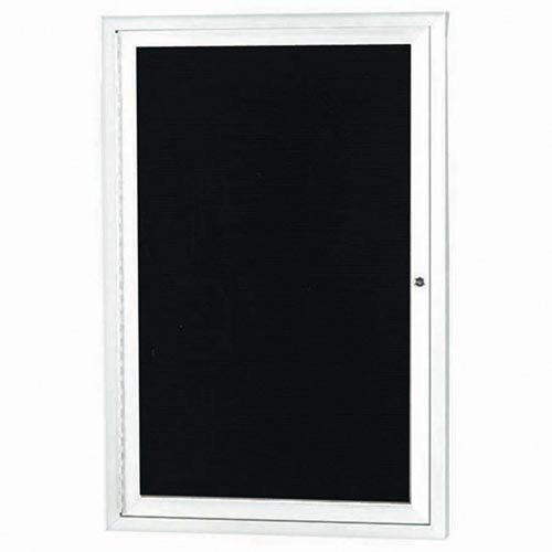 Aarco 1 Door Enclosed Letter Board Cabinet - 24