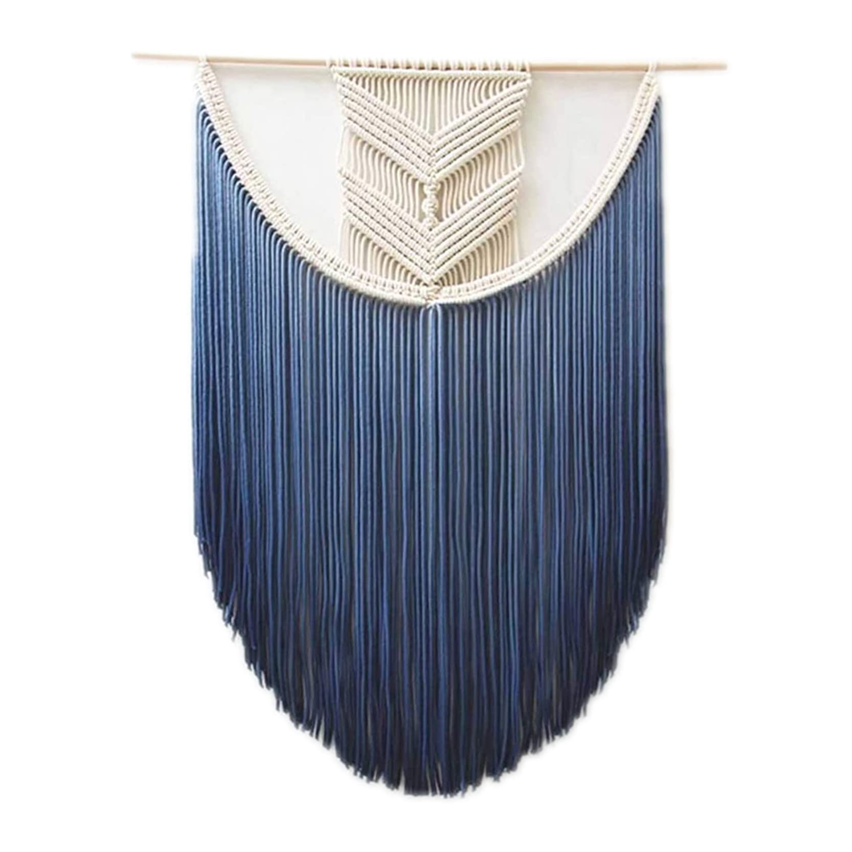 Handmade Macrame Tapestry Wall Hanging - Boho Woven Wall Decor, Nordic Style Fiber Art for Living Room, Bedroom, Dorm - Perfect for Home, Office & Wedding Decorations