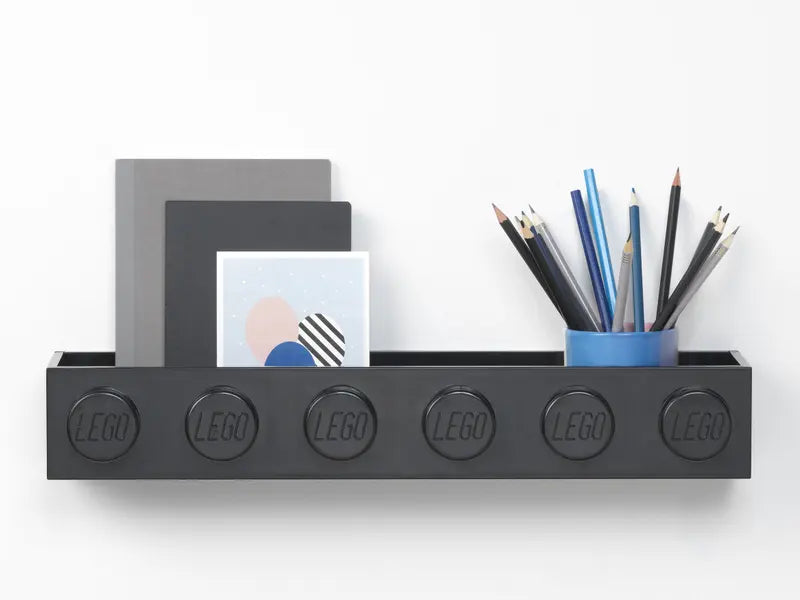 LEGO-Compatible Book Shelves for Kids & Adults - Black, White, Gray - 30% OFF - Perfect for Bedroom, Playroom & Office Organization
