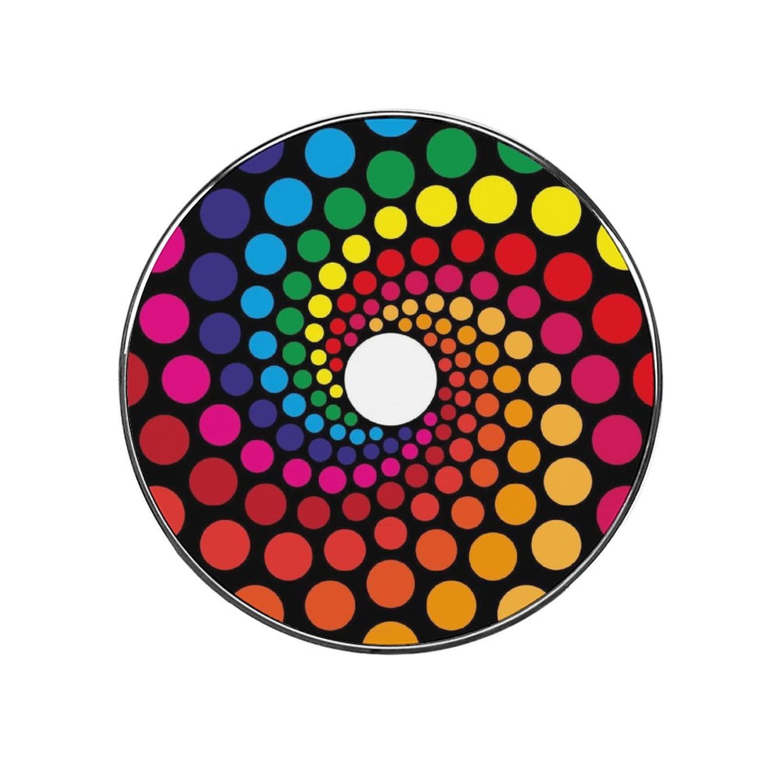 Rotating Dot Magnets for Refrigerator - 12 Pack Colorful Magnetic Dots for Fridge, Whiteboard, Office & Home Organization - Perfect for Notes, Photos & Kitchen Decor