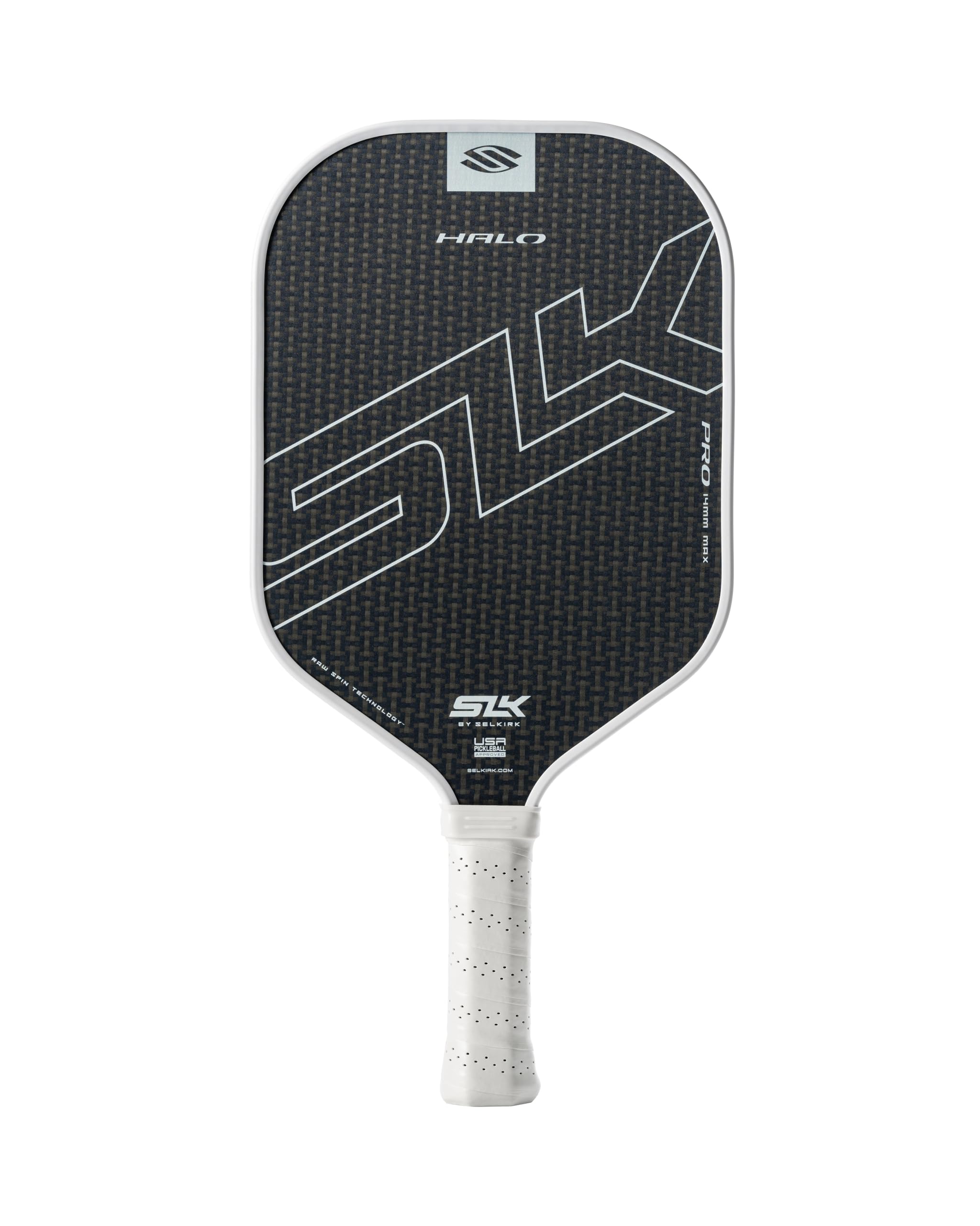 Selkirk SLK HALO Pro Max Pickleball Paddle - Premium Carbon Fiber Face with Polymer Core - Perfect for Competitive Play & Outdoor Pickleball Games