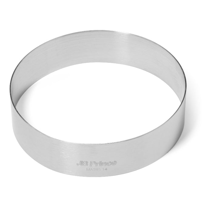 JB Prince Premium Seamless Stainless Steel Ring - 1.38 Inch Height - Durable & Hypoallergenic Jewelry for Men & Women - Perfect for Weddings, Anniversaries & Everyday Wear