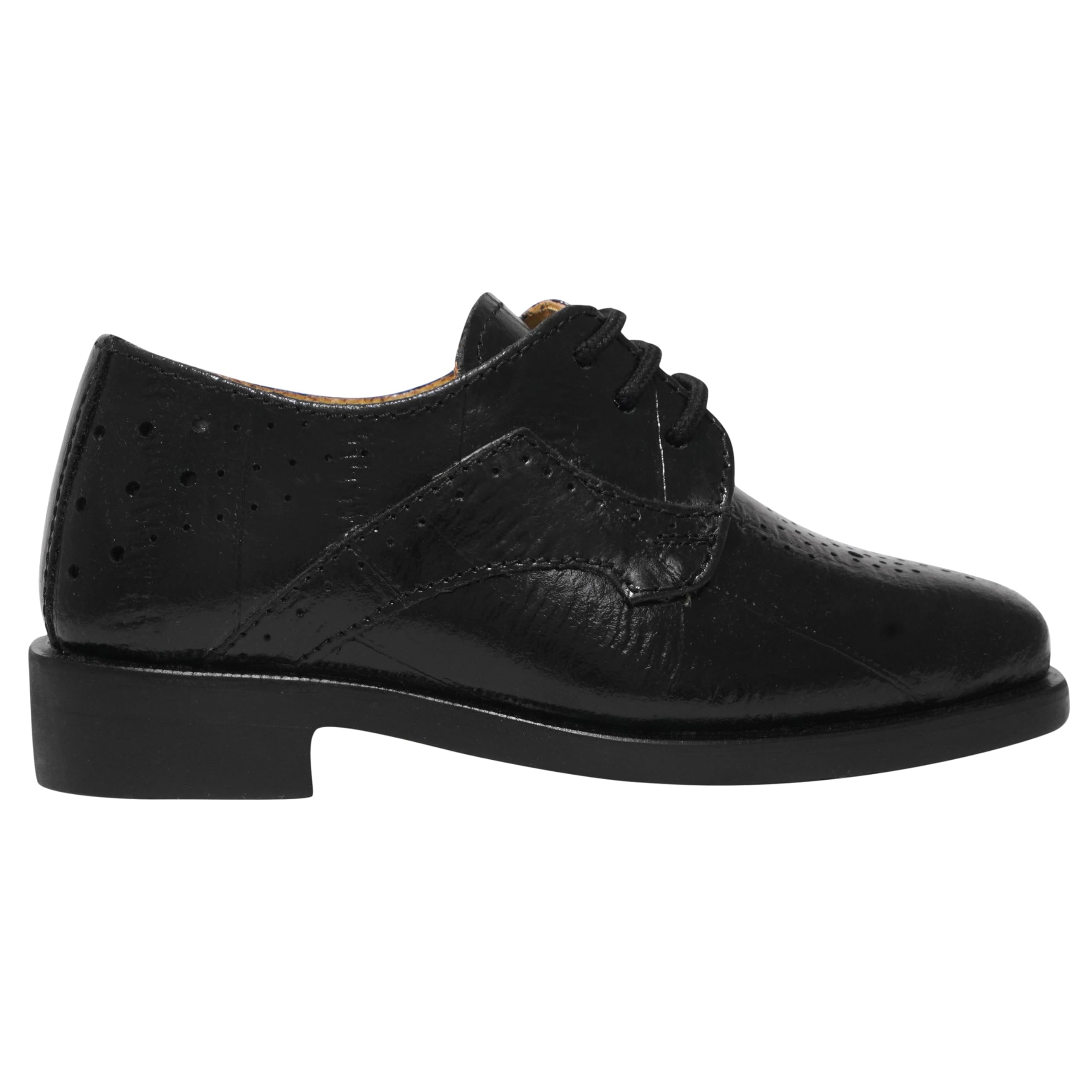 LIBERTYZENO Genuine Leather Boys Oxford Dress Shoes with Animal Print - Comfortable Lace-Up Formal Shoes for Toddlers & Kids - Perfect for Easter Gifts, School Events & Special Occasions