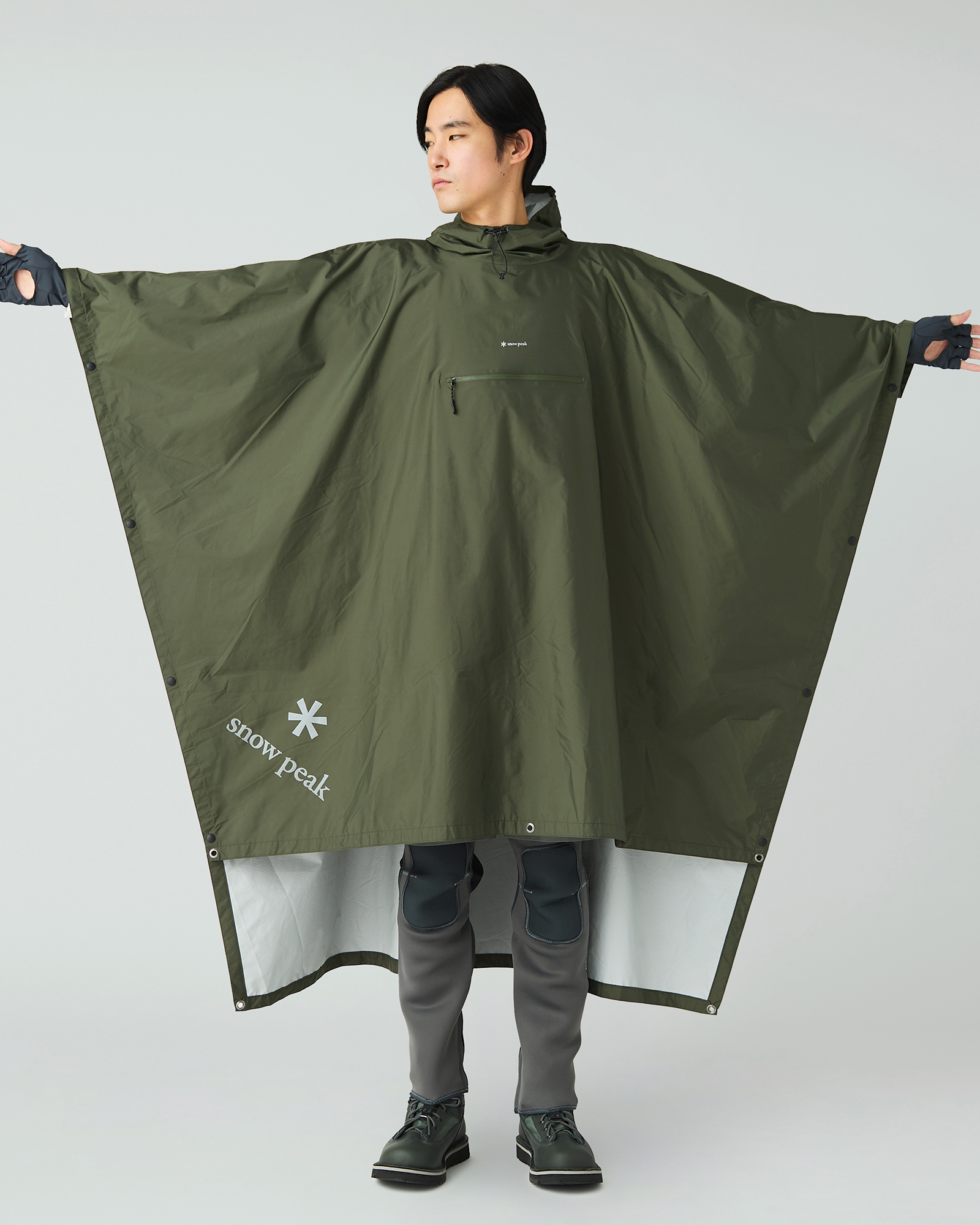 Waterproof Tarp Poncho - Lightweight & Durable Rain Gear for Camping, Hiking & Outdoor Adventures