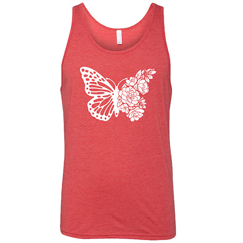 Floral Butterfly Print Unisex T-Shirt - Comfortable & Stylish for Casual Wear, Outdoor Activities & Summer Fashion