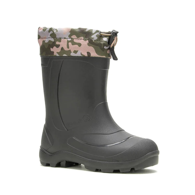 Kamik Light Pink Camo Snobuster 2 Boots - Women's Waterproof Winter Snow Boots for Hiking, Walking & Outdoor Activities