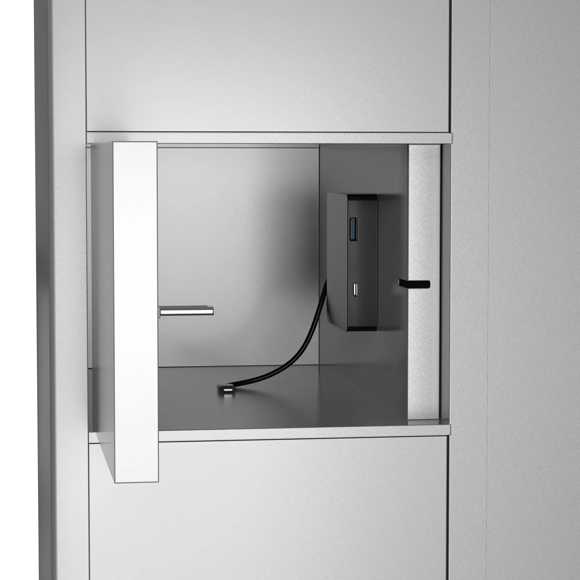 Smart Lock & Charge Locker System - 30-Door Secure Electronic Access Control for Schools, Gyms & Offices | Device Management & Charging Solution