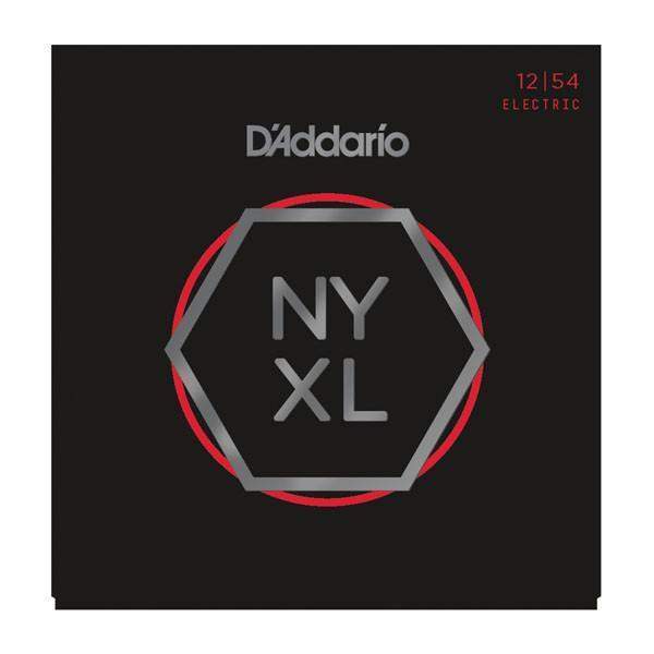 D'Addario NYXL1254 Nickel Wound Electric Guitar Strings - Heavy Gauge (12-54) for Rock, Metal & Stage Performance