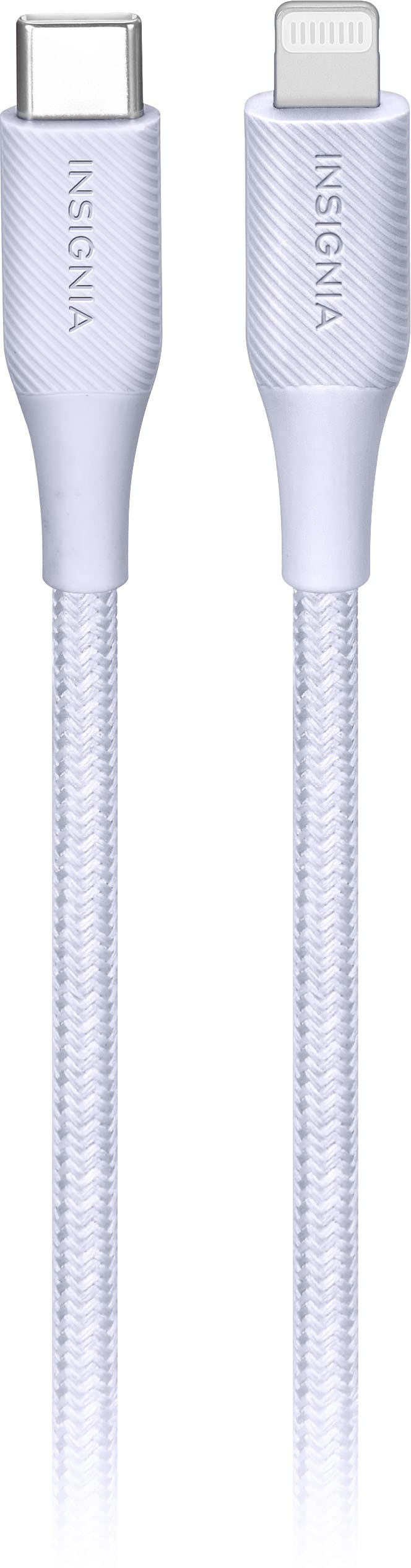 Insignia 5-Foot Lightning to USB-C Charge and Sync Cable - Purple | Fast Charging for iPhone, iPad, MacBook | Home, Office, Travel Use