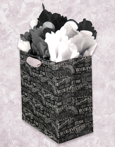 Elegant Medium Square Gift Bags for Birthday Celebrations - Perfect for Party Favors, Wedding Gifts & Special Occasions