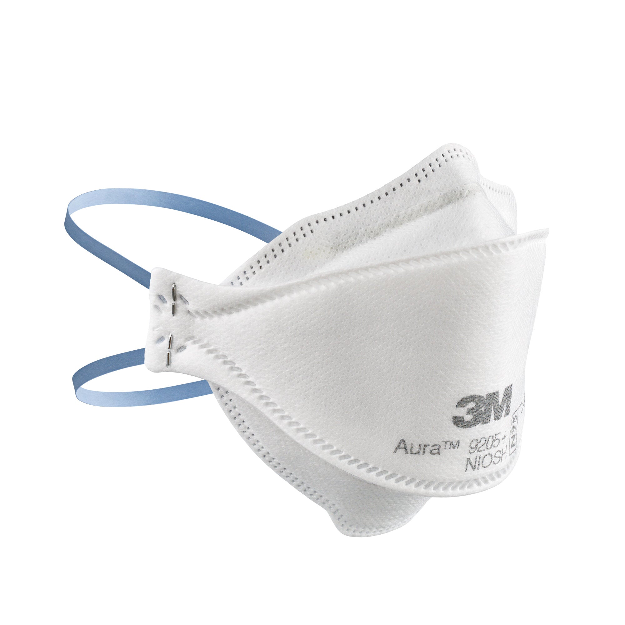 3M Aura Particulate Respirator 9205+ N95 Masks - 20 Pack, NIOSH Certified for Dust, Pollen & Air Pollution Protection - Ideal for Construction, Woodworking & Allergy Season