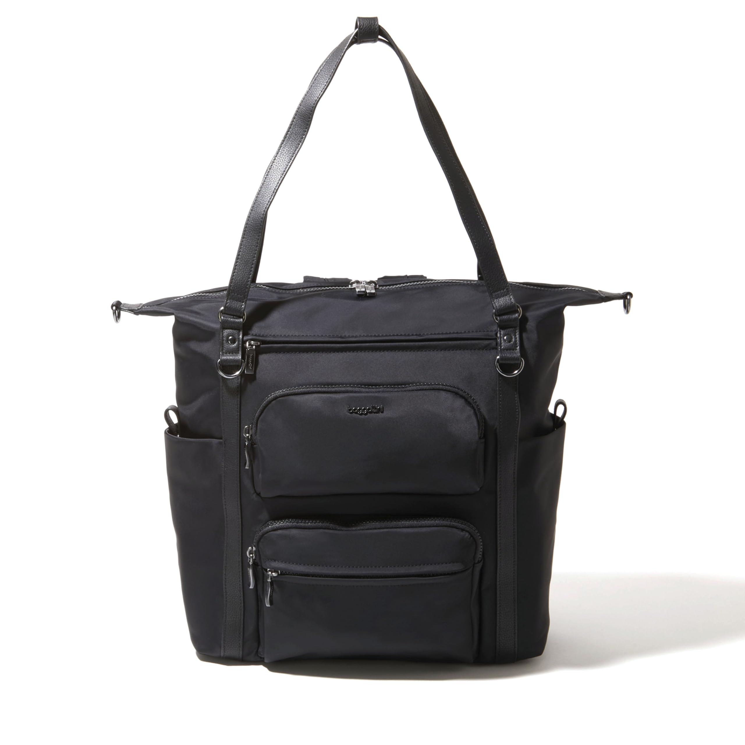 Baggallini Nolita Convertible Backpack - 14x11 Inch Lightweight Travel Backpack with 16 Inch Laptop Sleeve - Versatile Carry-On Luggage for Work, Commute & Weekend Getaways