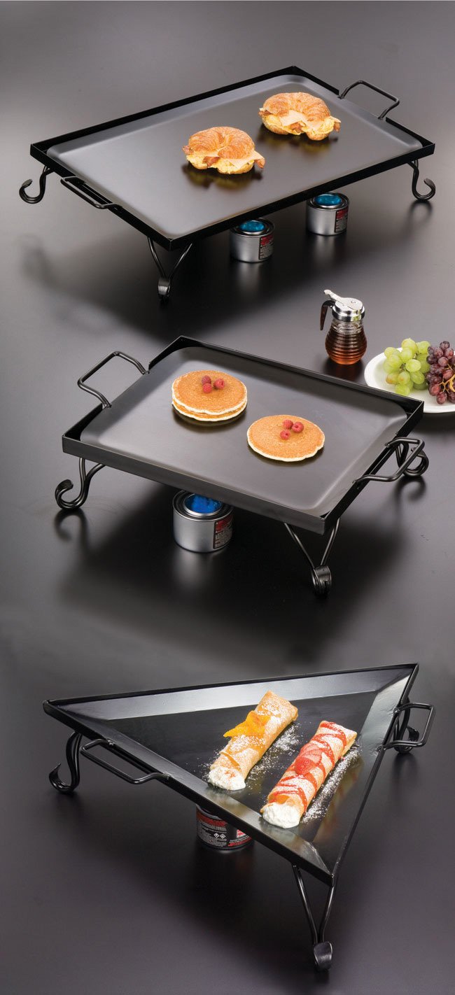 American Metalcraft 27” x 16” Black Wrought Iron Replacement Griddle for Outdoor Cooking, BBQ, Camping & Restaurant Use
