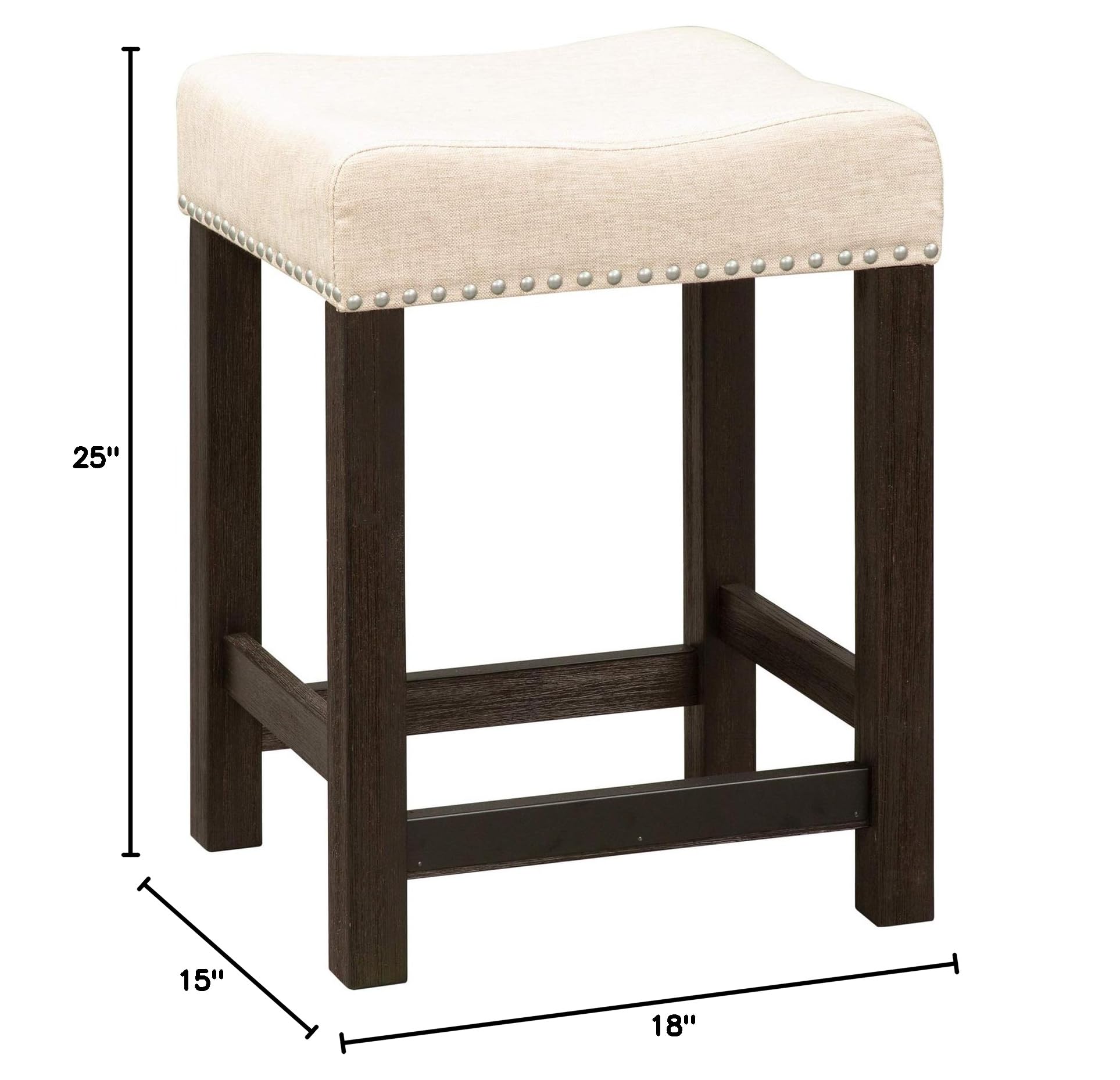 Liberty Heatherbrook Upholstered Bar Stool - 18