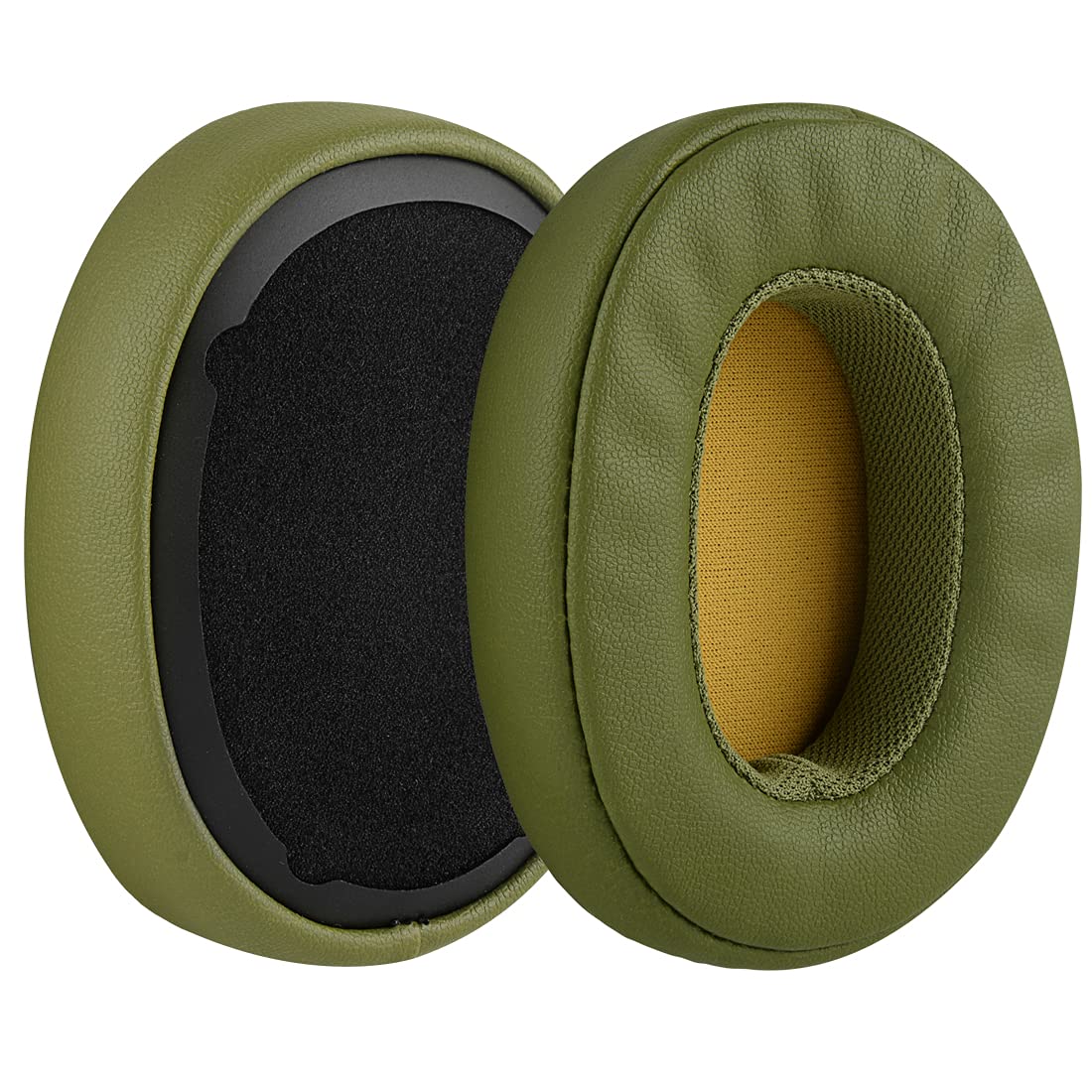 Geekria QuickFit Replacement Ear Pads for Skullcandy Venue Wireless ANC Headphones - Premium Noise Cancelling Earpads Cushions & Ear Cups Cover Repair Parts (Green) - Perfect for Travel, Work & Gaming Comfort
