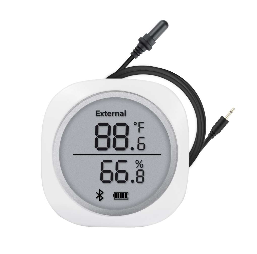 Bluetooth Hygrometer Thermometer IBS TH1 Plus - Wireless Temperature & Humidity Monitor for Home, Greenhouse, Wine Cellar & Baby Room