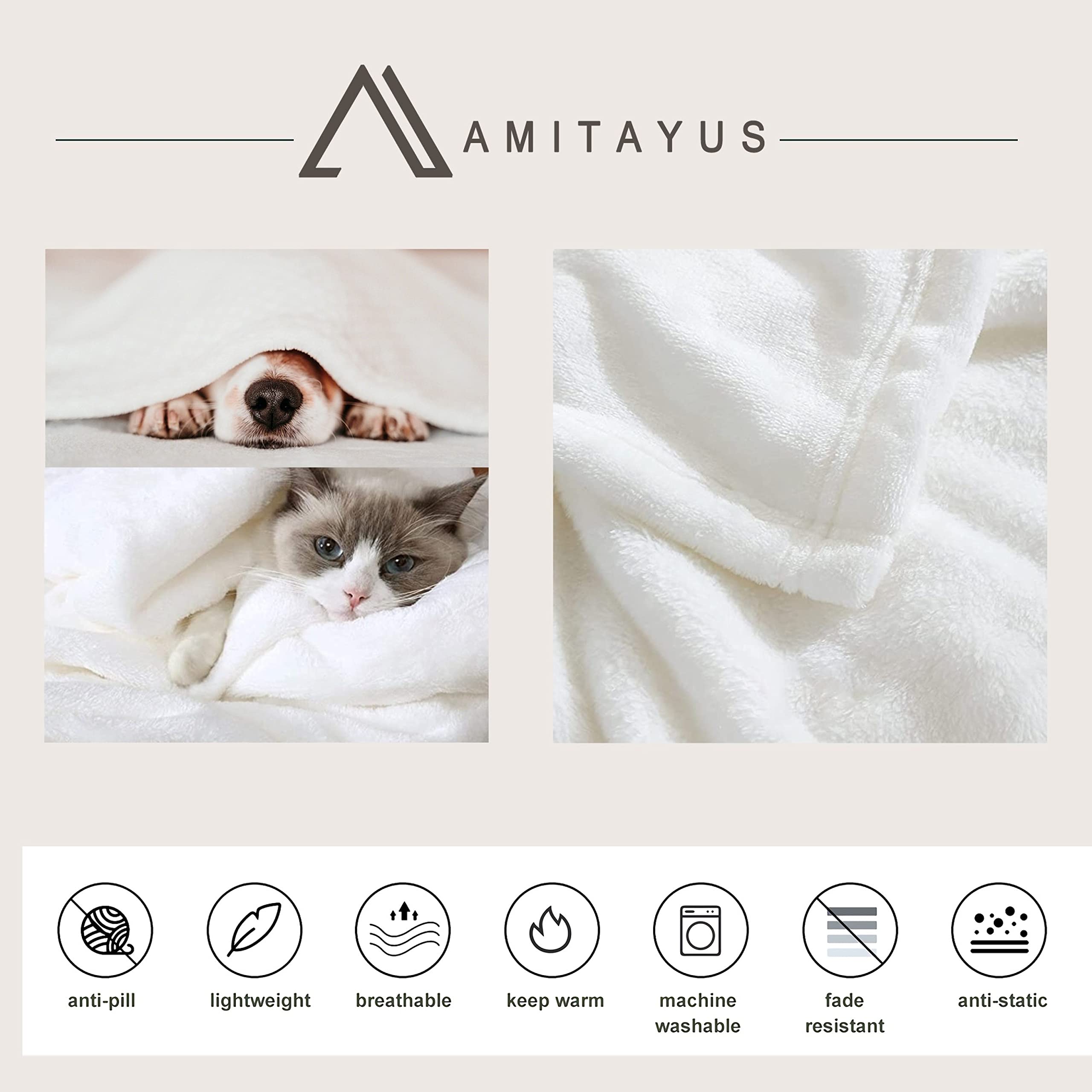 AMITAYUS Personalized Baseball Throw Blanket - Custom Name Fleece Blanket for Men, Boys & Friends - Soft Flannel Gift for Birthday, Anniversary & Holidays - Perfect for Couches, Beds & Outdoor Games