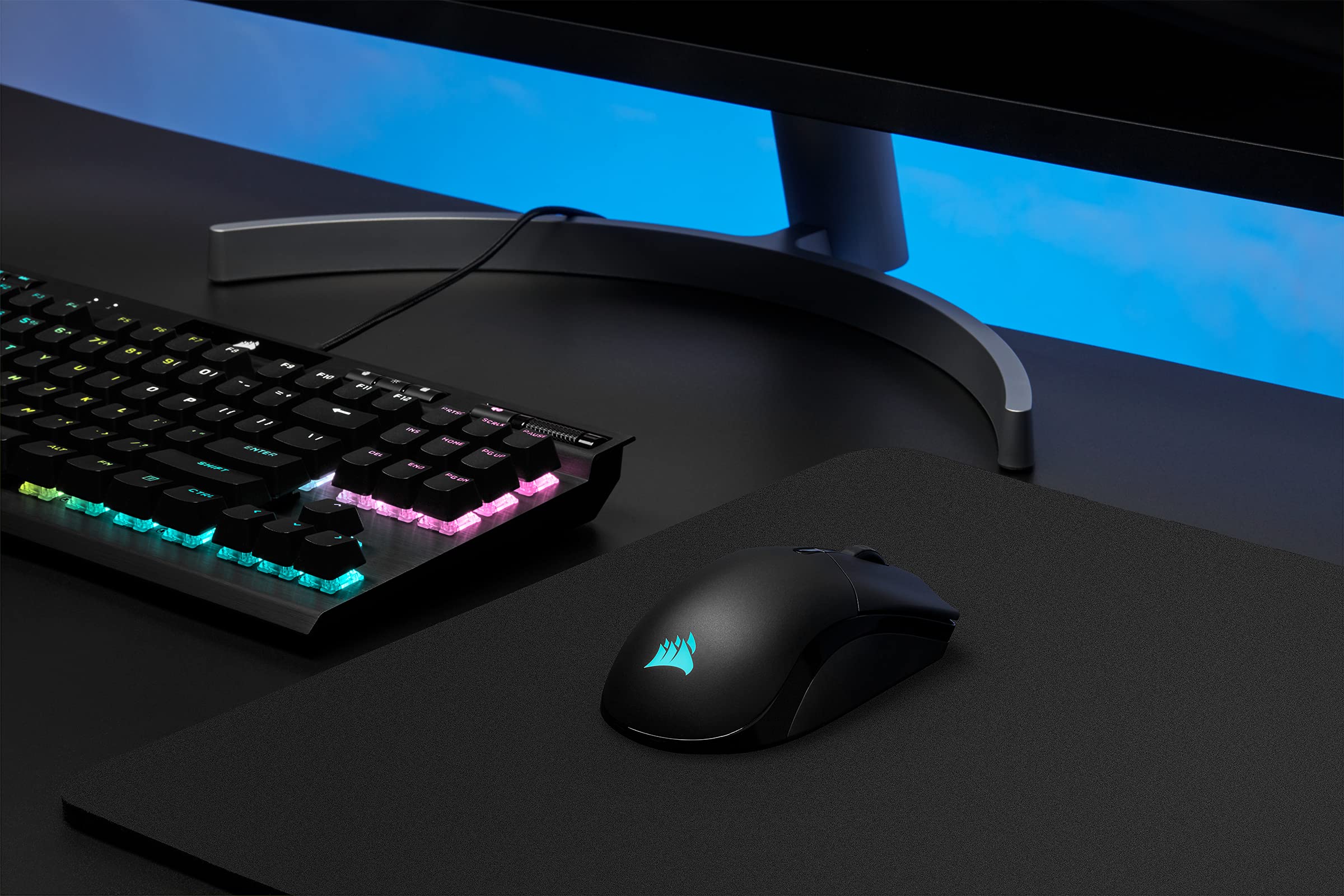 Corsair SABRE RGB PRO WIRELESS Champion Series - Ultra-Light FPS/MOBA Gaming Mouse with RGB Lighting (Renewed, Black) | Perfect for Competitive Esports & PC Gaming