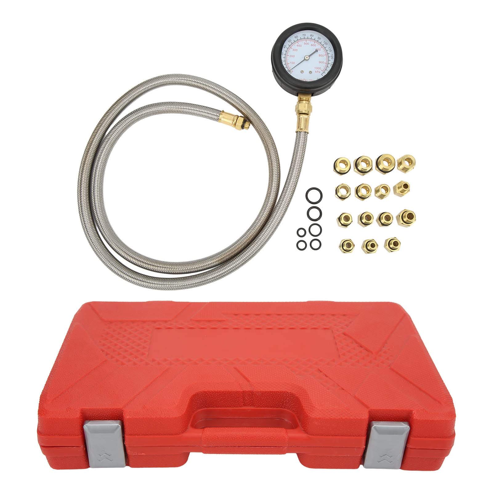 **Keenso Universal Oil Pressure Tester Kit – Professional Gearbox Gauge & Fuel Injection Pump Diagnostic Tool for Cars, Trucks & SUVs – Perfect for Mechanics & DIY Auto Repair**