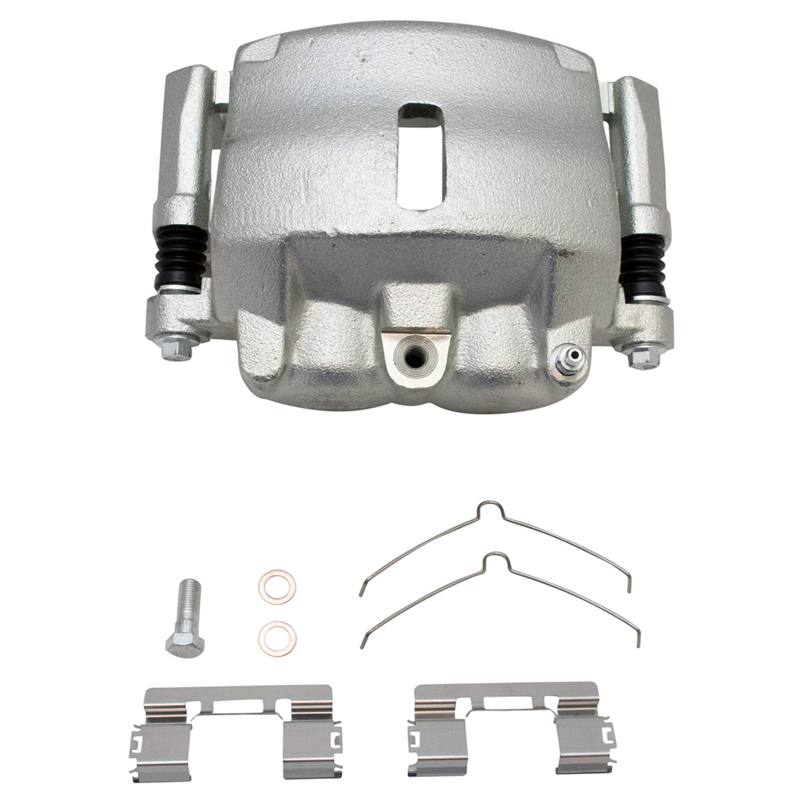 TRQ Front Brake Pad & Rotor Kit - Ceramic Vented Brake Pads & Rotors - Compatible with 2005-2008 Ford F-150 & 2006-2008 Lincoln Mark LT - Perfect for Daily Driving, Towing & Off-Road Use