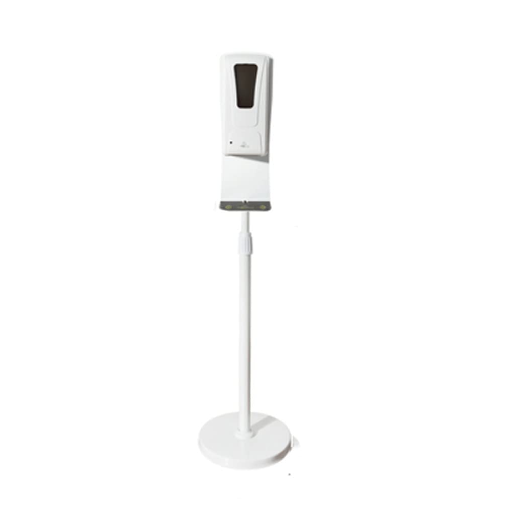 Automatic Soap Dispenser Hands-Free Touchless Wall Mount - White Spray Type Soap Pump for Bathroom, Kitchen & Office Hygiene (Induction Sensor, Vertical Stand, Modern Decor)