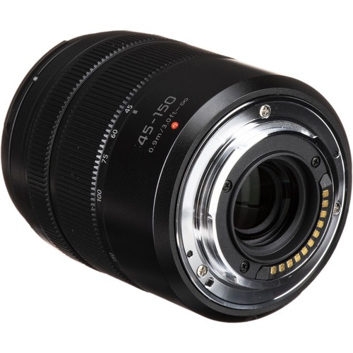 Panasonic Lumix G Vario 45-150mm f/4-5.6 ASPH MEGA OIS Telephoto Zoom Lens (Black) - Perfect for Portrait, Wildlife & Travel Photography