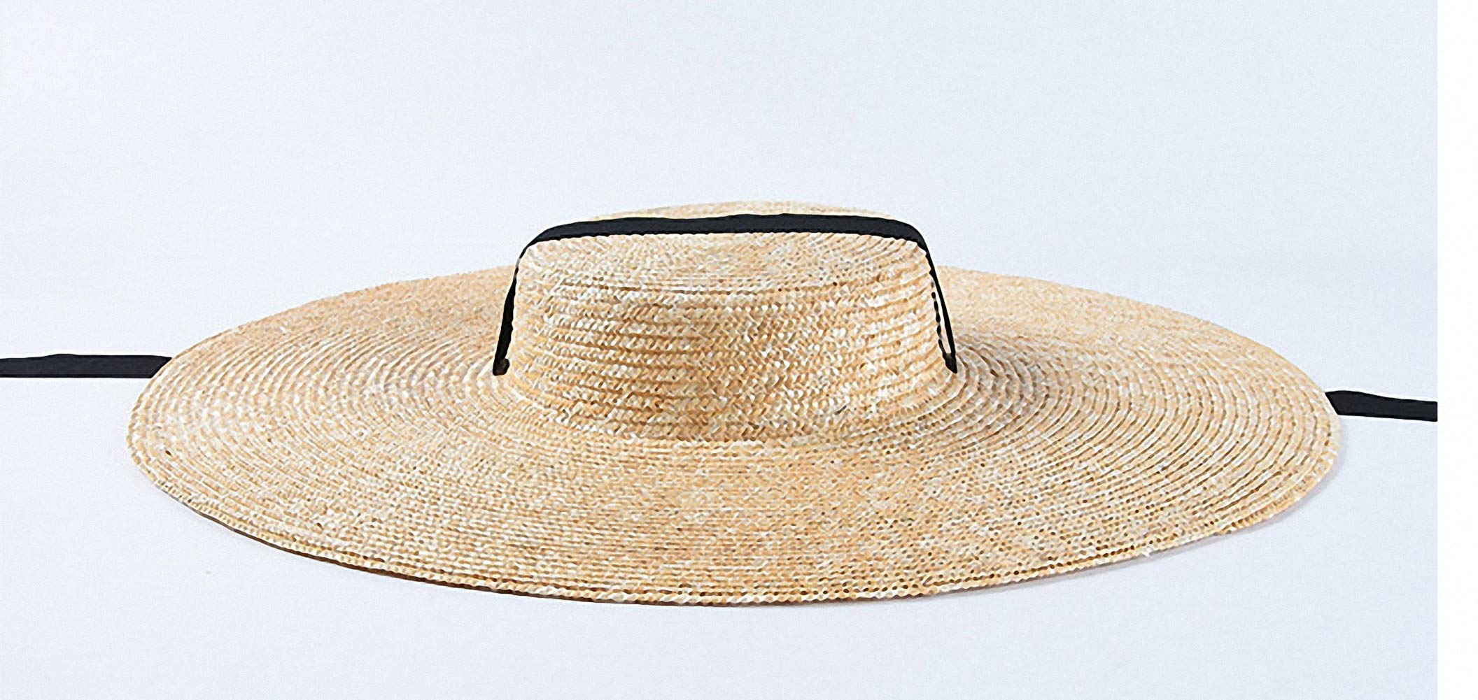 Women's Wide Brim Braided Sun Hat UPF 50+ - Summer Beach Straw Hat with UV Protection for Outdoor, Travel & Vacation