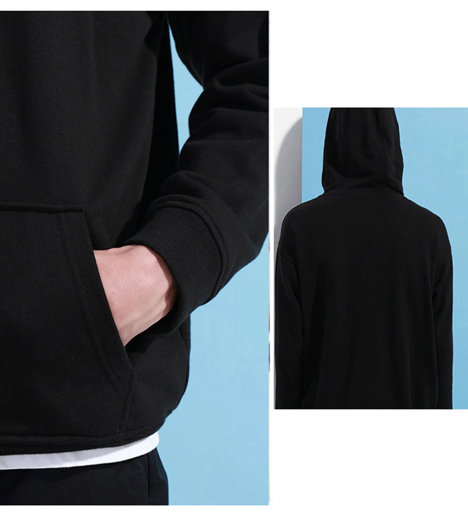 Winter Cotton Essential Hoodie Sweatshirt for Men & Women - Y2K Graphic Long Sleeve Unisex Pullover (Sizes M-5XL) | Cozy Streetwear for Casual Outfits & Loungewear