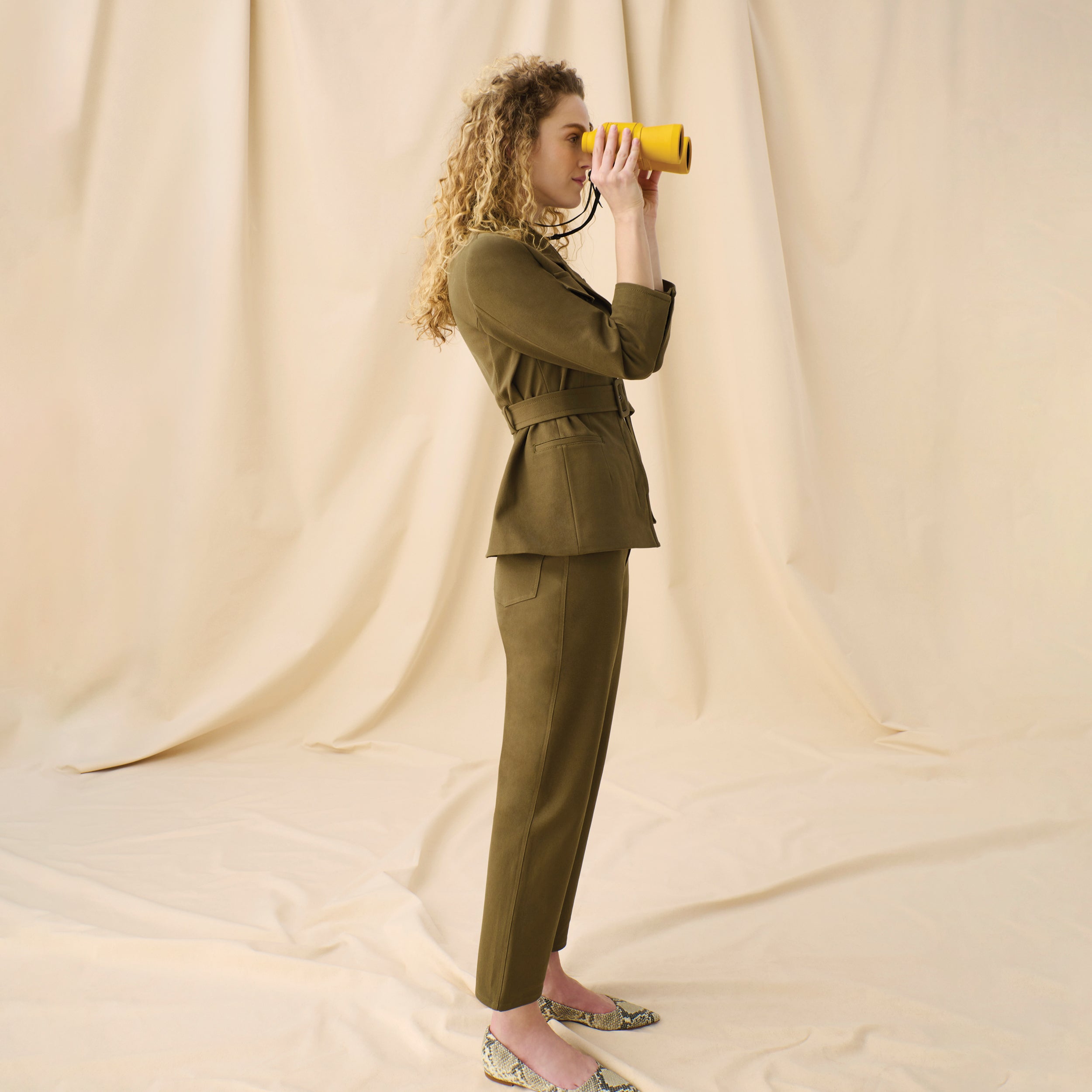 Daria Jean Eco-Friendly Better Than Denim Pants - Sustainable Women's Jeans in Oregano Color | Perfect for Casual Wear, Work & Everyday Outfits