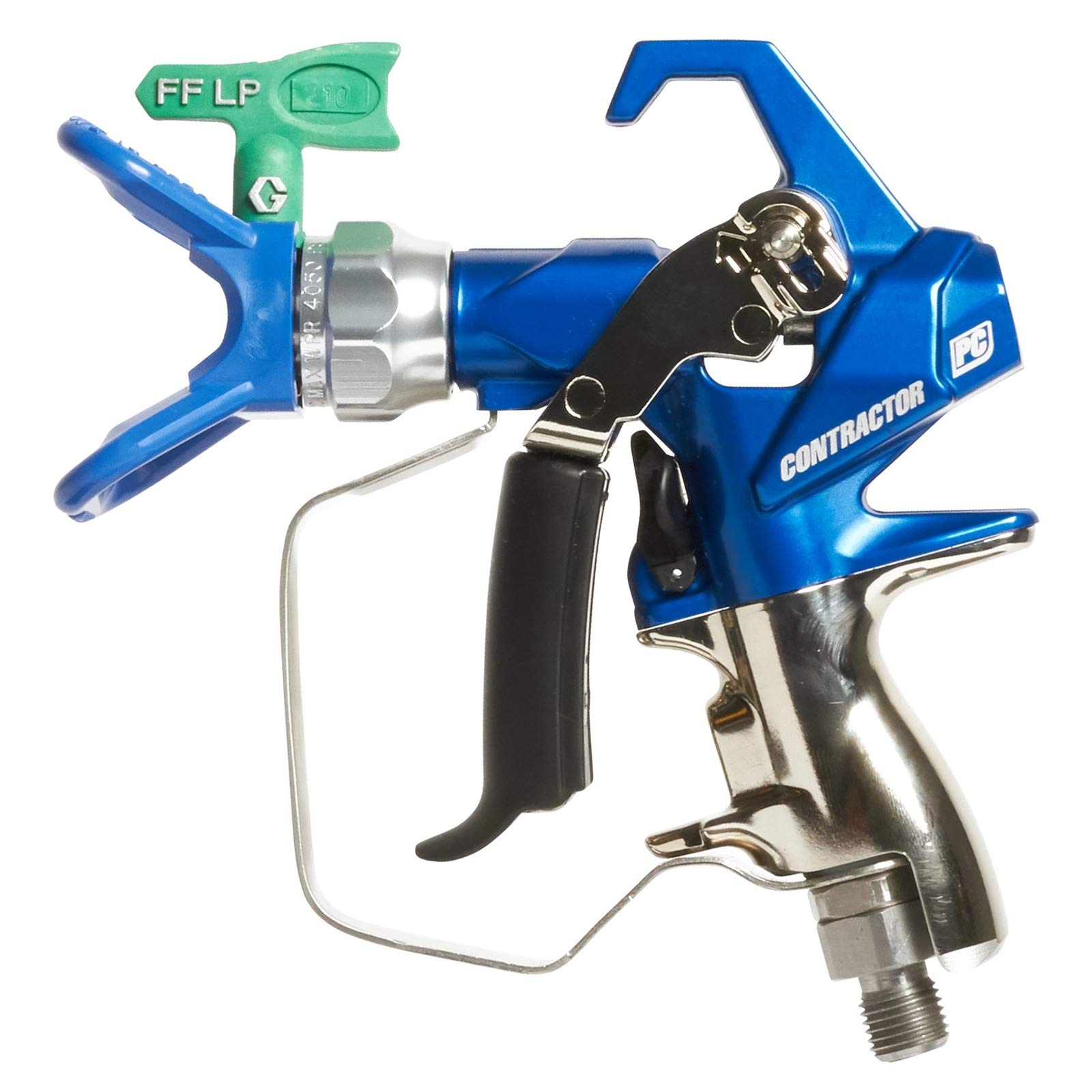 Professional Contractor PC Compact Airless Spray Gun with RAC X FFLP 210 SwitchTip - Perfect for Home Renovation, Furniture Painting, and DIY Projects