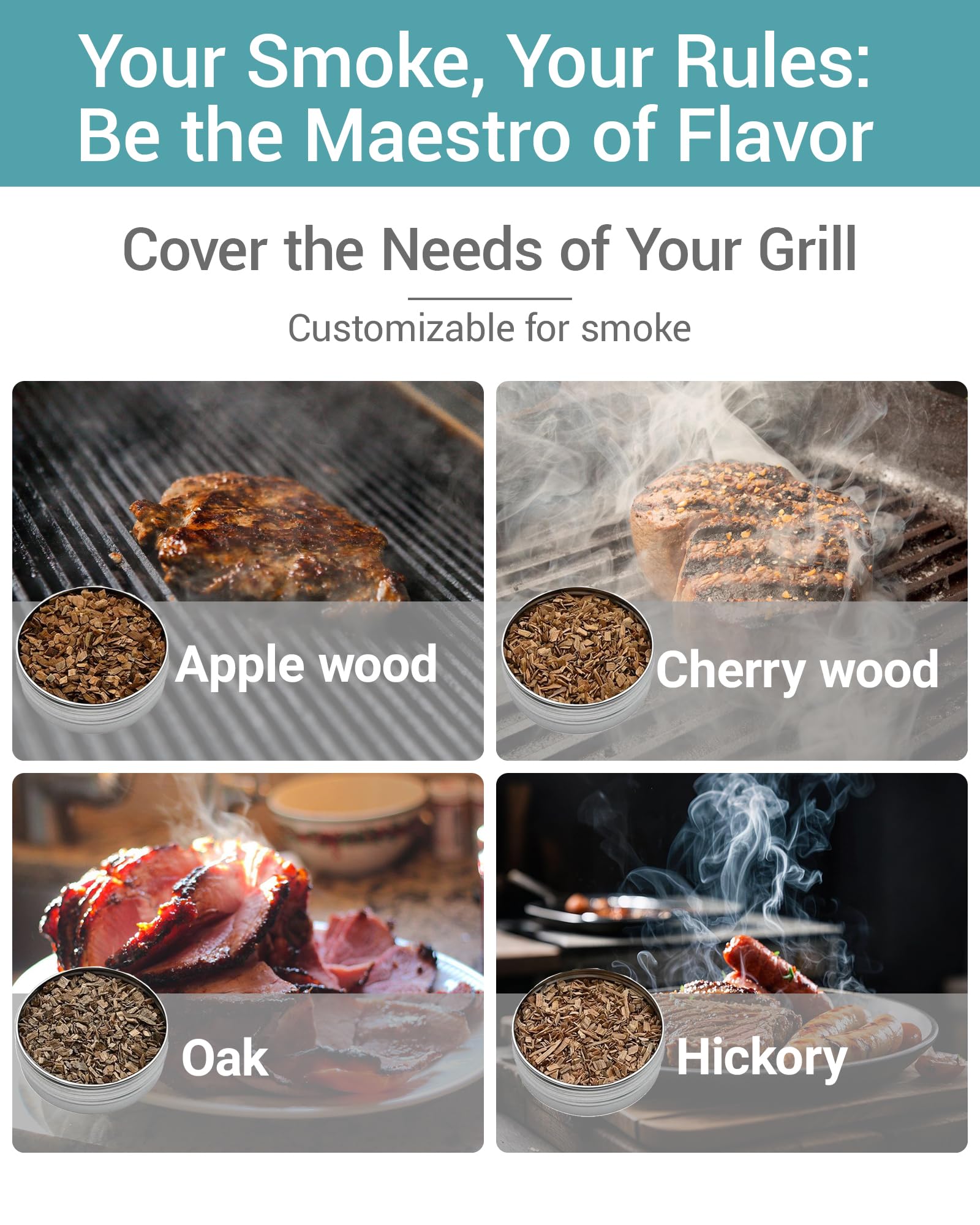 Premium Smoke Generator for Cheese & Meat - Cold & Hot Smoking Tube for Pellet Smokers, Grills & Blackstone Griddles - Portable Outdoor Smoker Box with Air Pump - Perfect for Camping, Backyard BBQs & Tailgating Parties