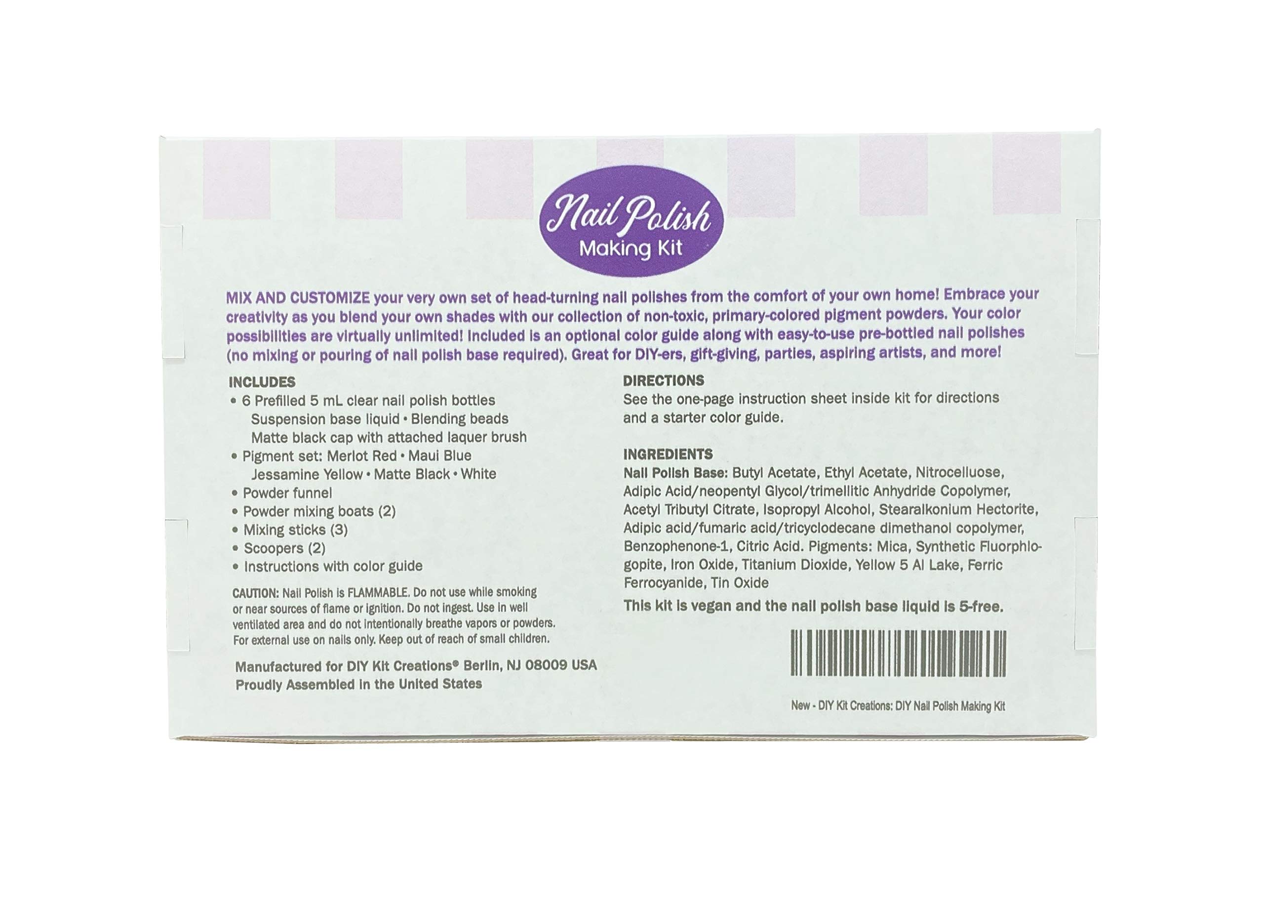 DIY Nail Polish Making Kit - Create Custom Nail Colors at Home - Perfect for Nail Art, Gifts & Beauty Enthusiasts