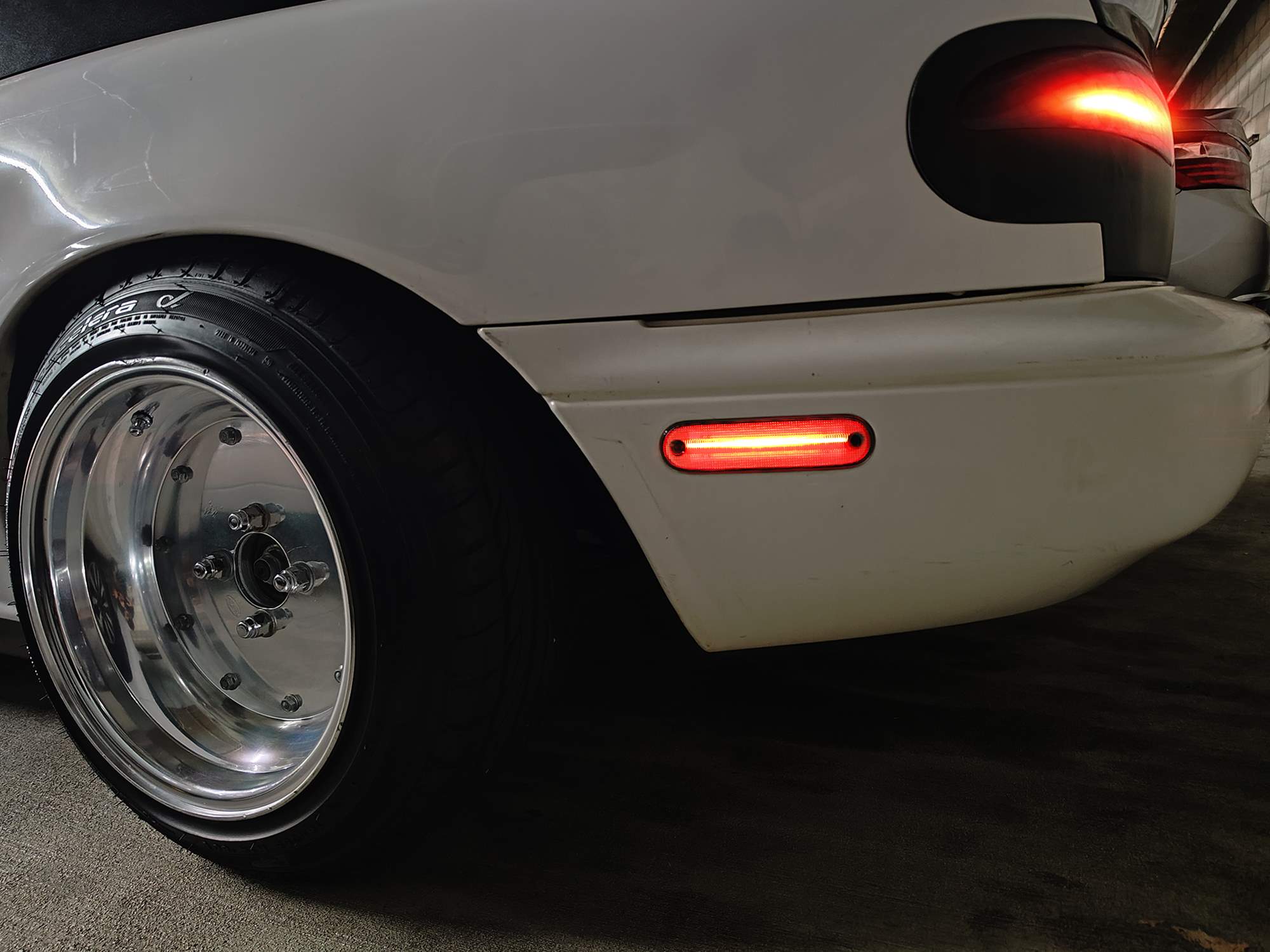 Amber/Red LED Side Marker Lights for 1990-2005 Mazda Miata MX-5 - Clear Lens, Easy Installation - Perfect for Night Driving & Car Customization