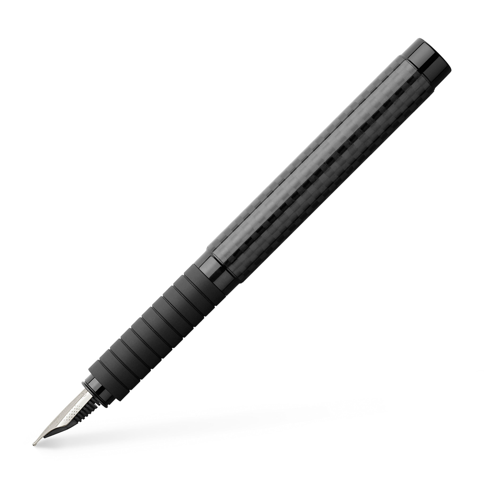Premium Essentio Fountain Pen - Carbon Black Ink, Smooth Writing for Professionals & Students - Perfect for Office, School & Calligraphy
