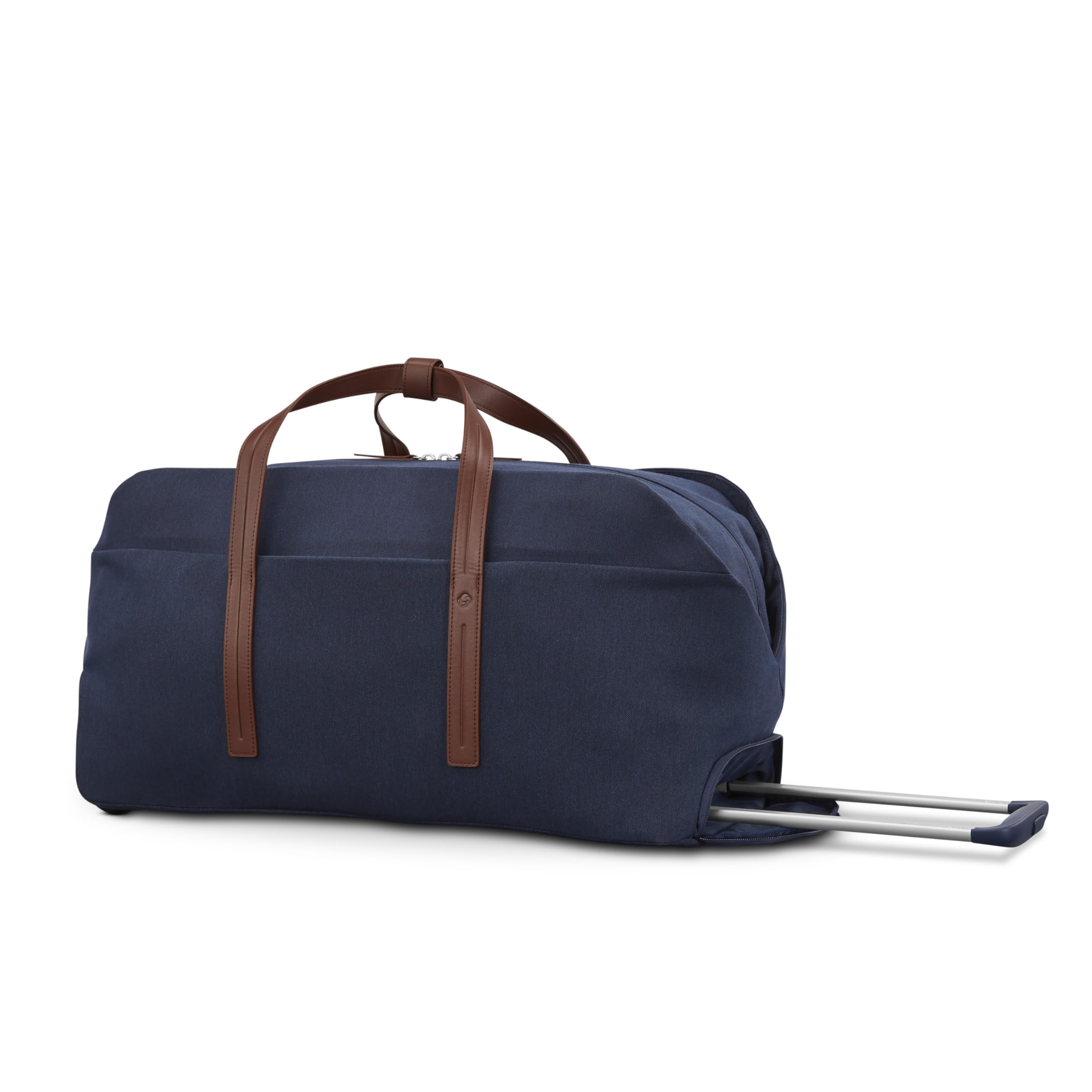 Samsonite Virtuosa Wheeled Travel Duffel Bag - Lightweight Carry-On Luggage for Business Trips & Weekend Getaways (Navy Blue)