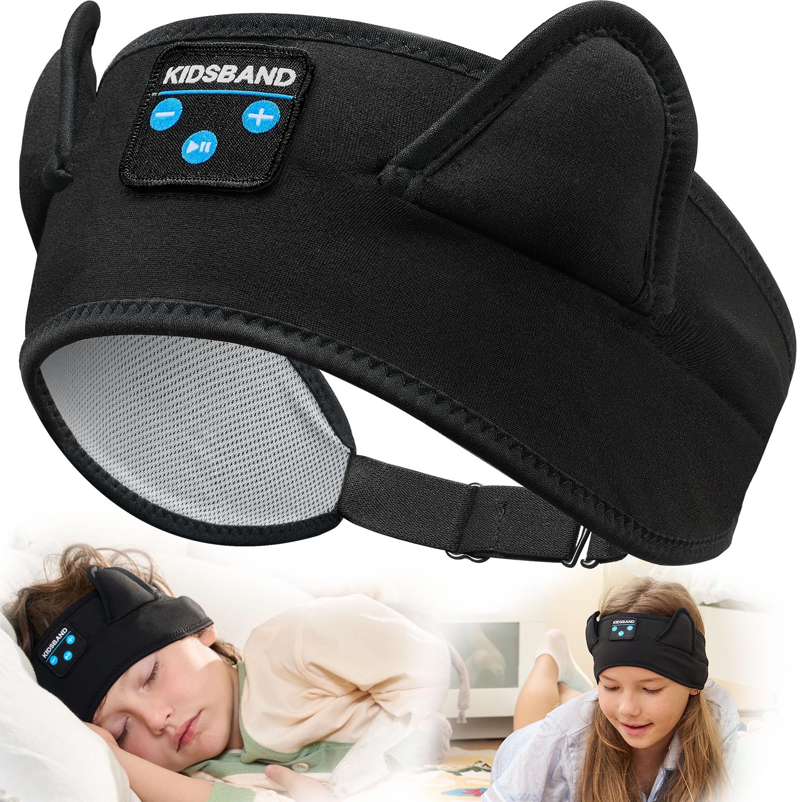 **Kids Headphones with Adjustable Headband - Foldable, 3.5mm Jack for Online Learning, Travel, iPad & Computer - Perfect for School, Airplane & Home Use**