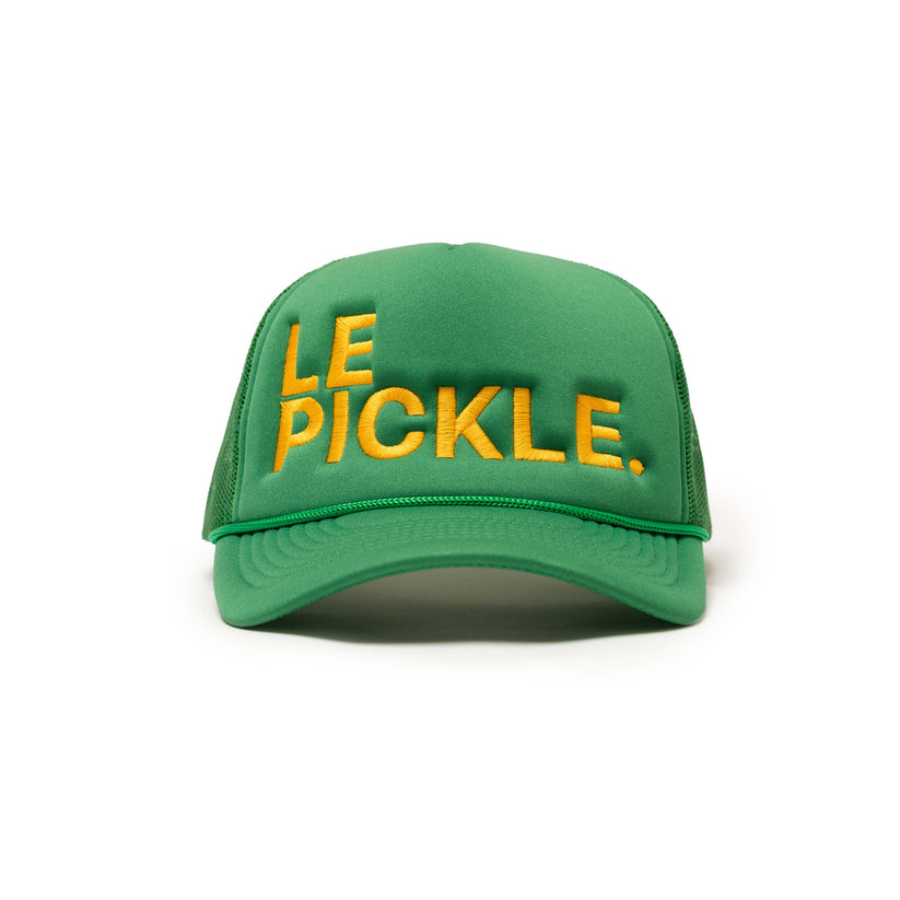 Le Pickle Hat - Foam Round Brim Snapback Cap for Men & Women - Perfect for Sports, Outdoor Activities and Casual Wear