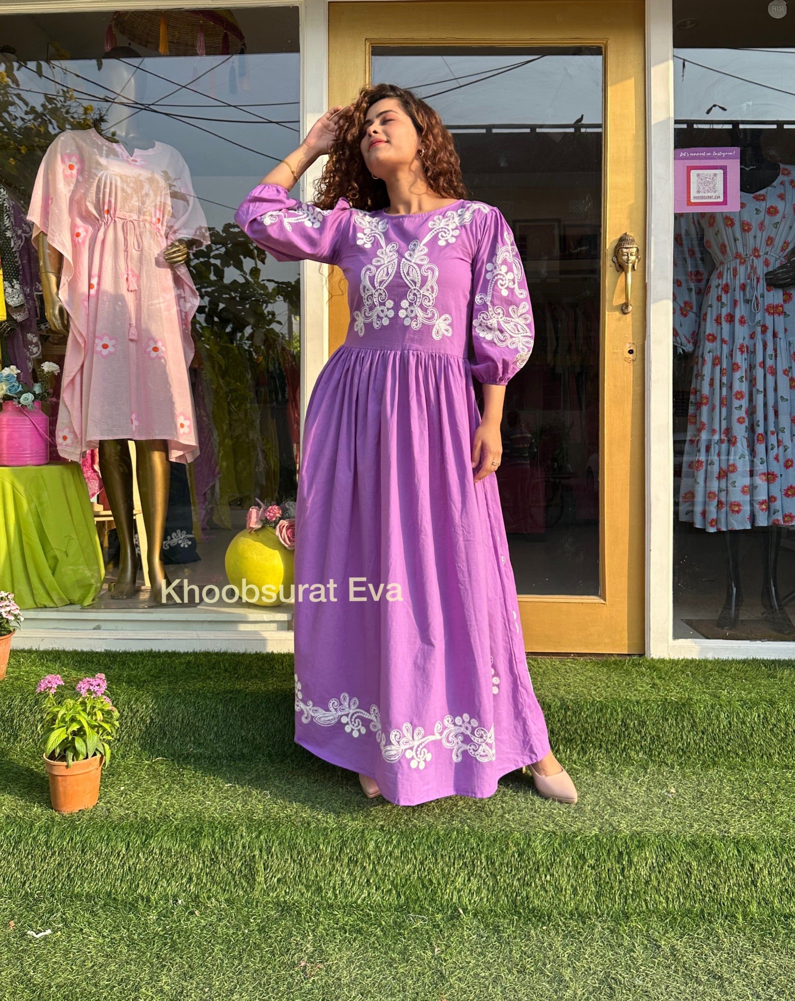 Elegant Purple Summer Dress for Women - Perfect for Beach Parties, Weddings & Evening Events