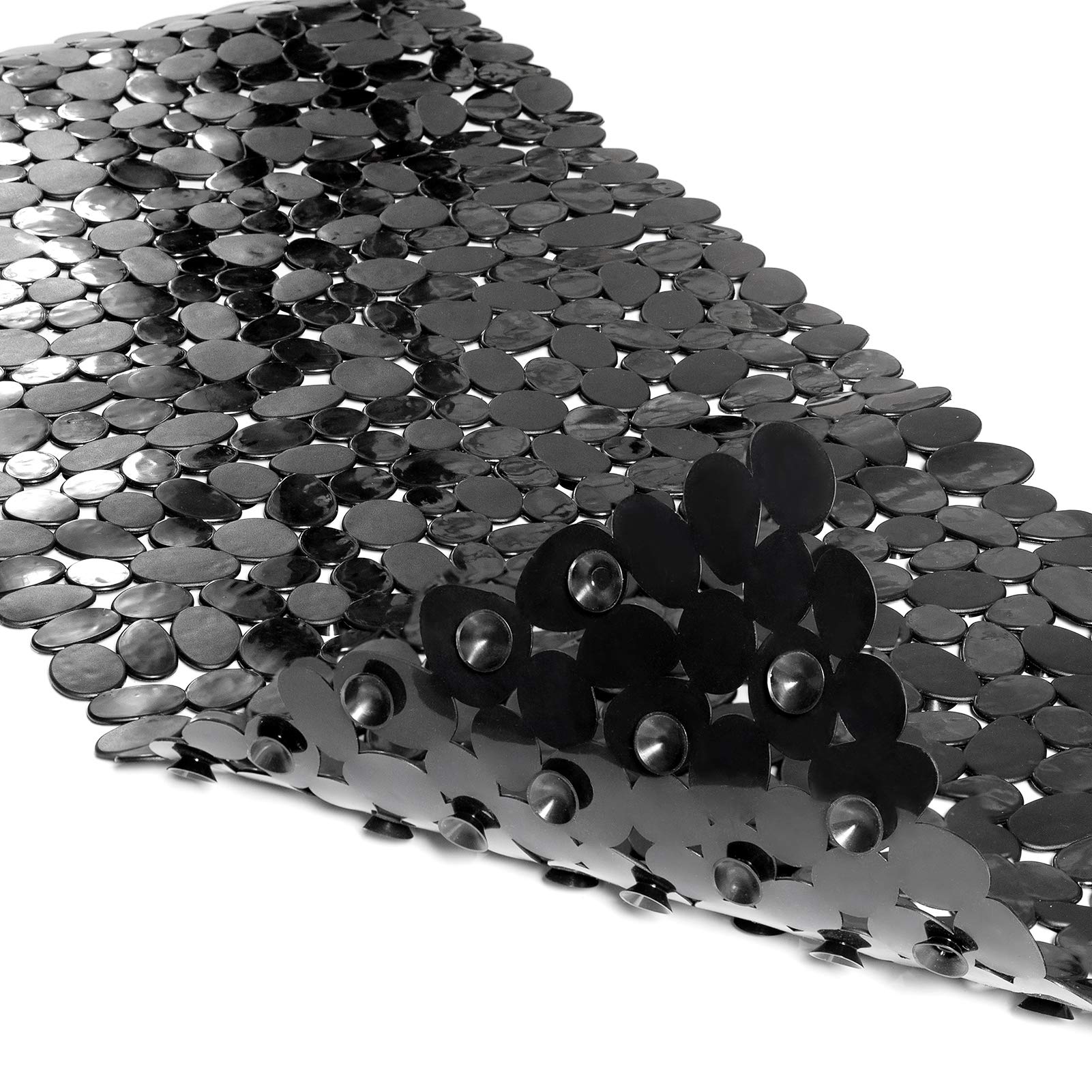 Non-Slip Pebble Bath Mat for Shower & Bathtub - 35