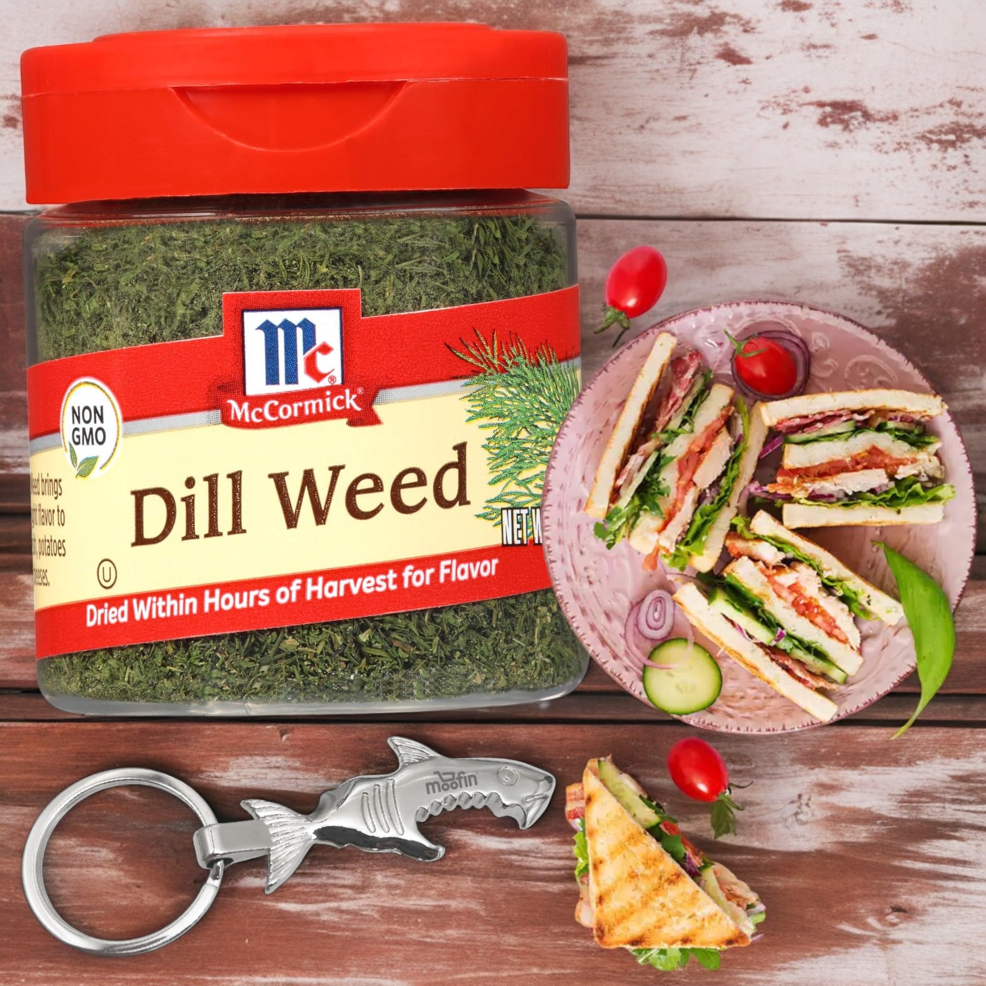 Dill Weed 0.3 Oz - Fresh Herb for Cooking, Salads, Pickles | No Preservatives