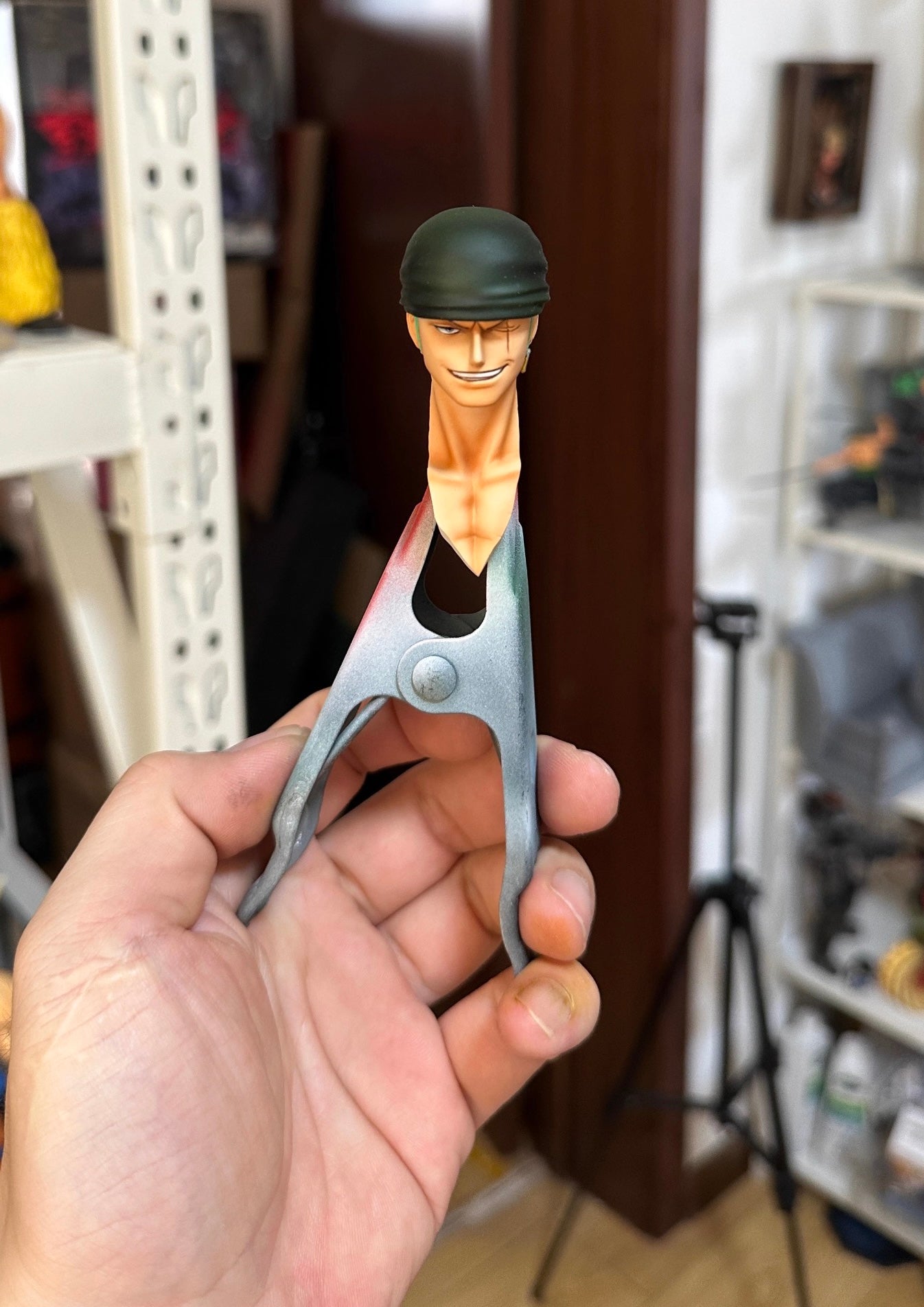 Mr.D Studio Dressrosa Zoro Anime Figure - One Piece Roronoa Zoro Statue Collectible for Anime Fans, Perfect for Display in Home, Office or Gaming Room