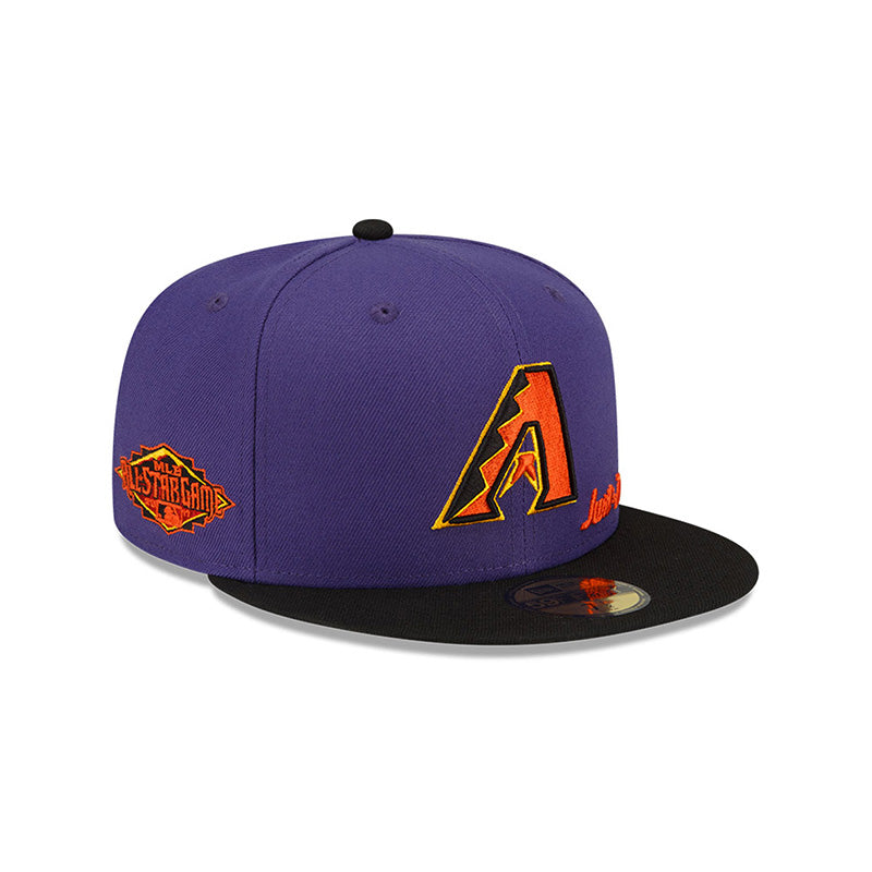 Arizona Diamondbacks 17 ASG Purple 59FIFTY Fitted Hat for Men - Official MLB Baseball Cap - Perfect for Games, Fan Gear & Casual Wear
