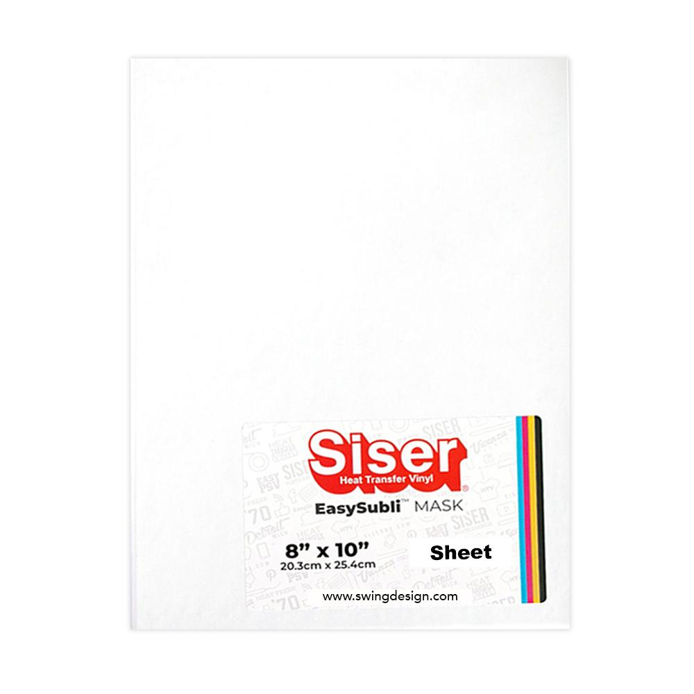 Siser EasySubli Heat Resistant Transfer Tape 8x10 Inch - 1 Sheet for T-Shirt, Mug & DIY Sublimation Projects