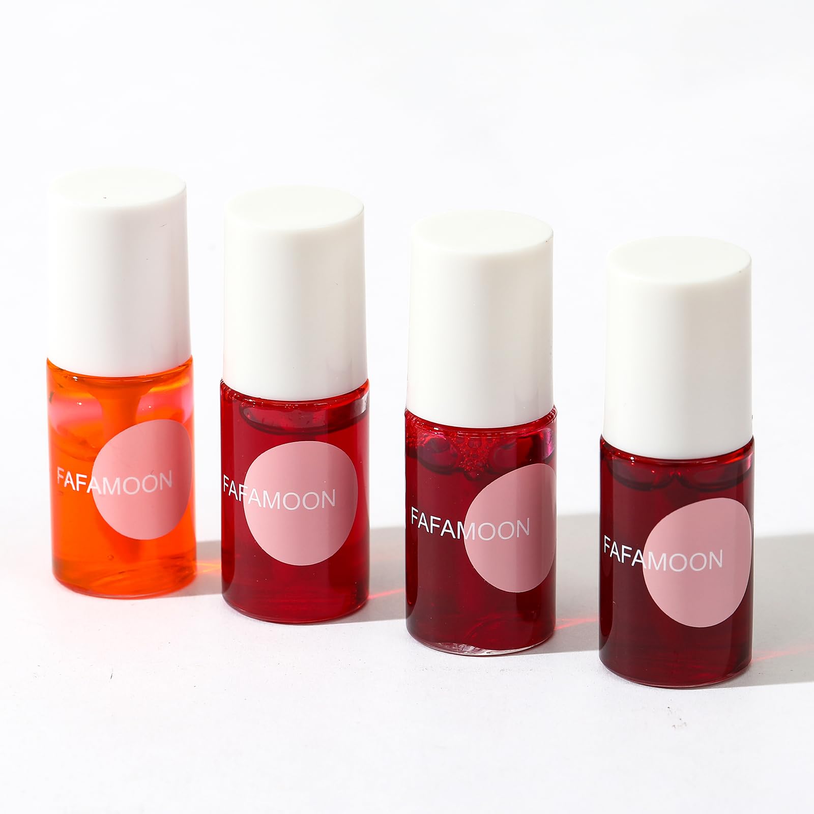4PCS Korean Lip Tint Stain Set - Mini Liquid Water Tint, Moisturizing Lip Gloss, Long Lasting Waterproof Lip & Cheek Tint for Natural Look | Perfect for Daily Makeup, Party & Date Night
