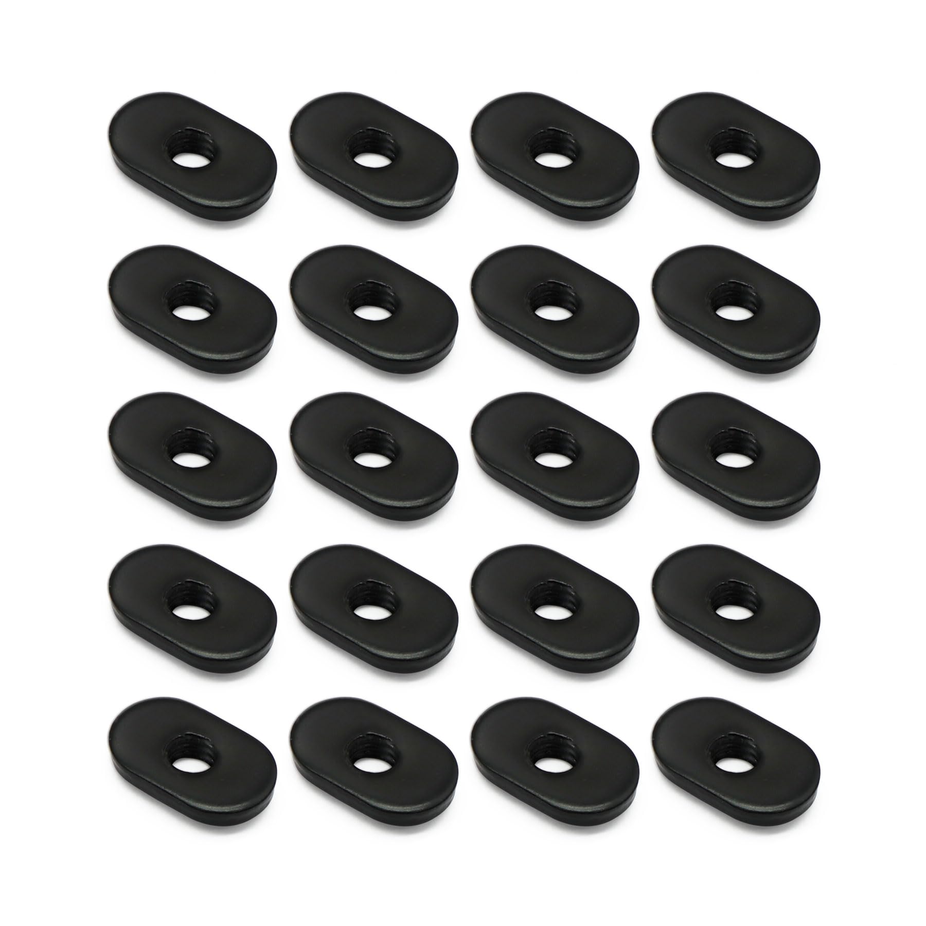 20 Packs 1/4-20 Threaded Centered Slide-in Economy T-Nuts for 15 Series & 1.5